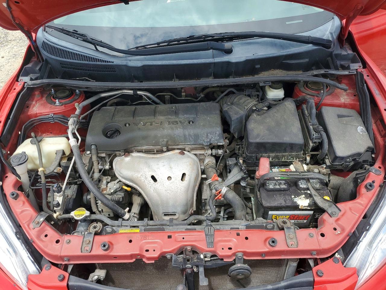 2009 Toyota Corolla Matrix S Red vin: 2T1KE40E89C021162