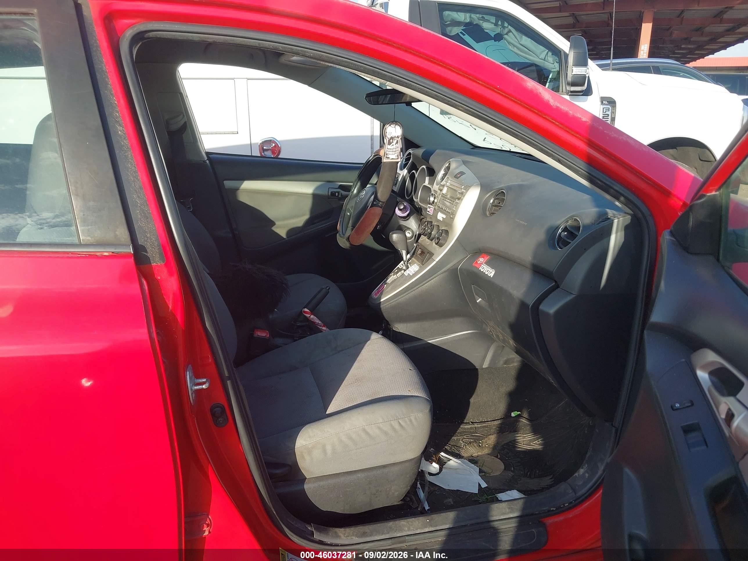 2009 Toyota Matrix S Red vin: 2T1KE40E89C029911