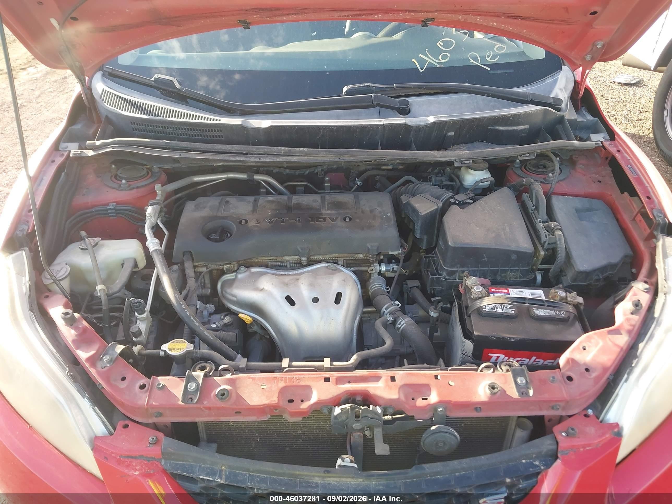 2009 Toyota Matrix S Red vin: 2T1KE40E89C029911