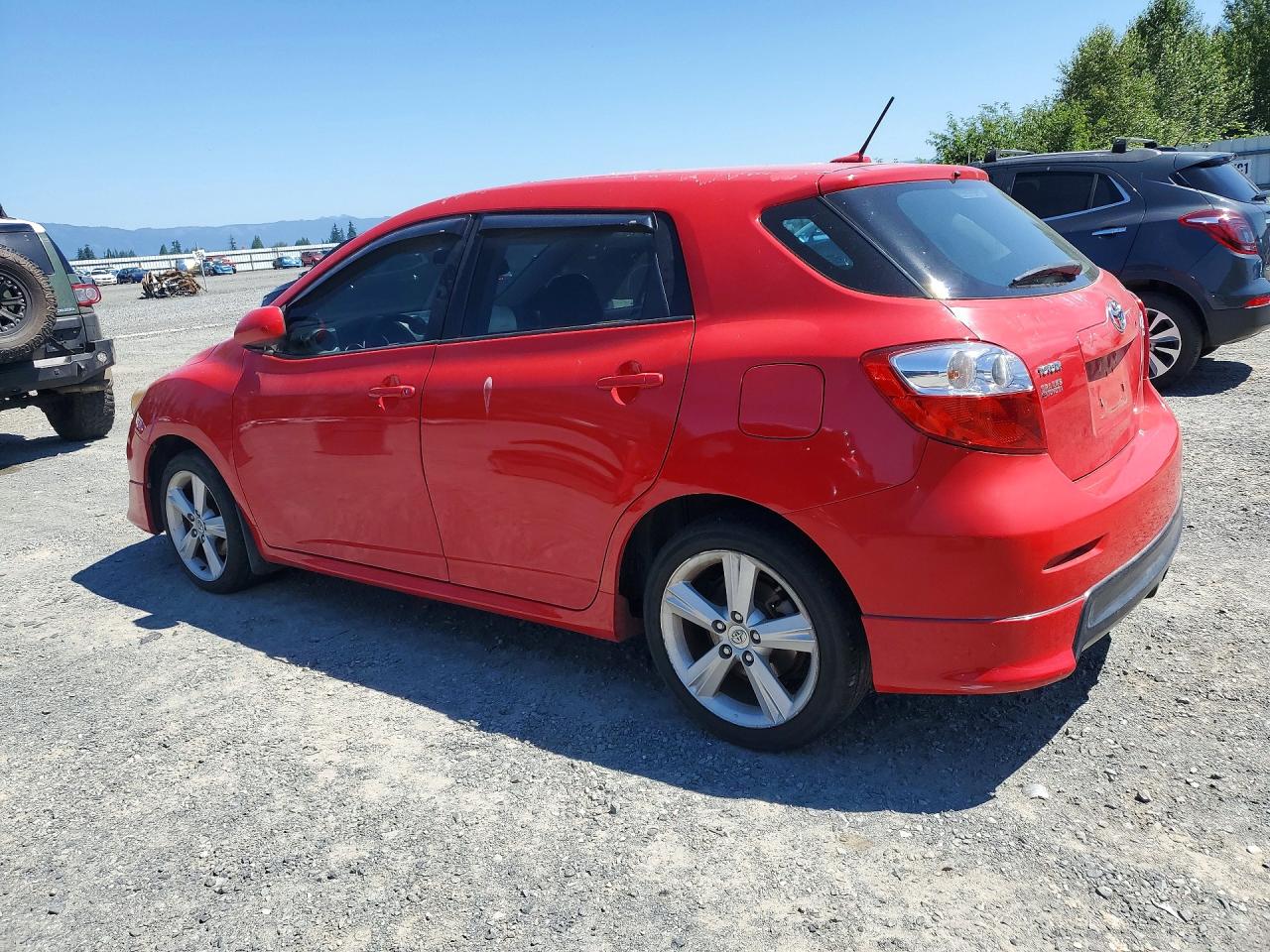 2009 Toyota Corolla Matrix S Red vin: 2T1KE40E99C008243