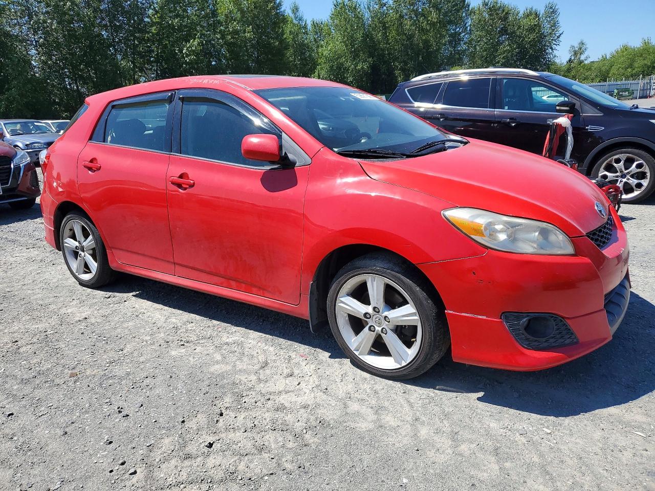 2009 Toyota Corolla Matrix S Red vin: 2T1KE40E99C008243