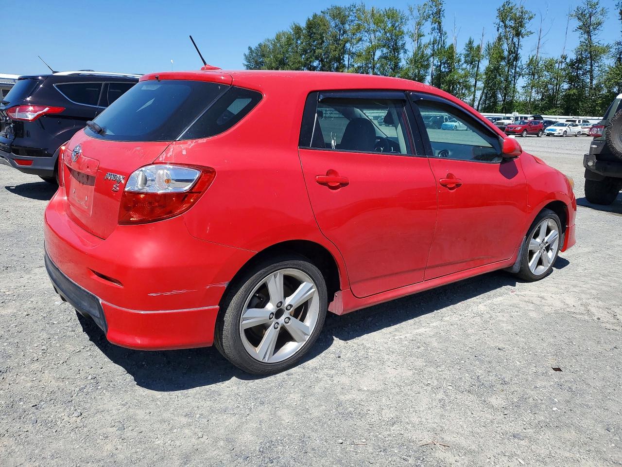2009 Toyota Corolla Matrix S Red vin: 2T1KE40E99C008243