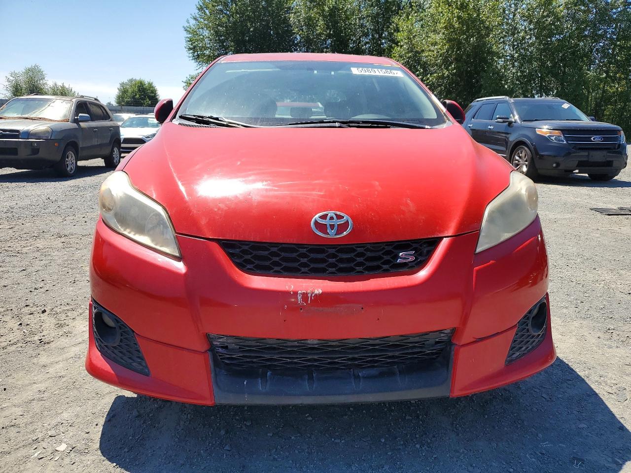 2009 Toyota Corolla Matrix S Red vin: 2T1KE40E99C008243