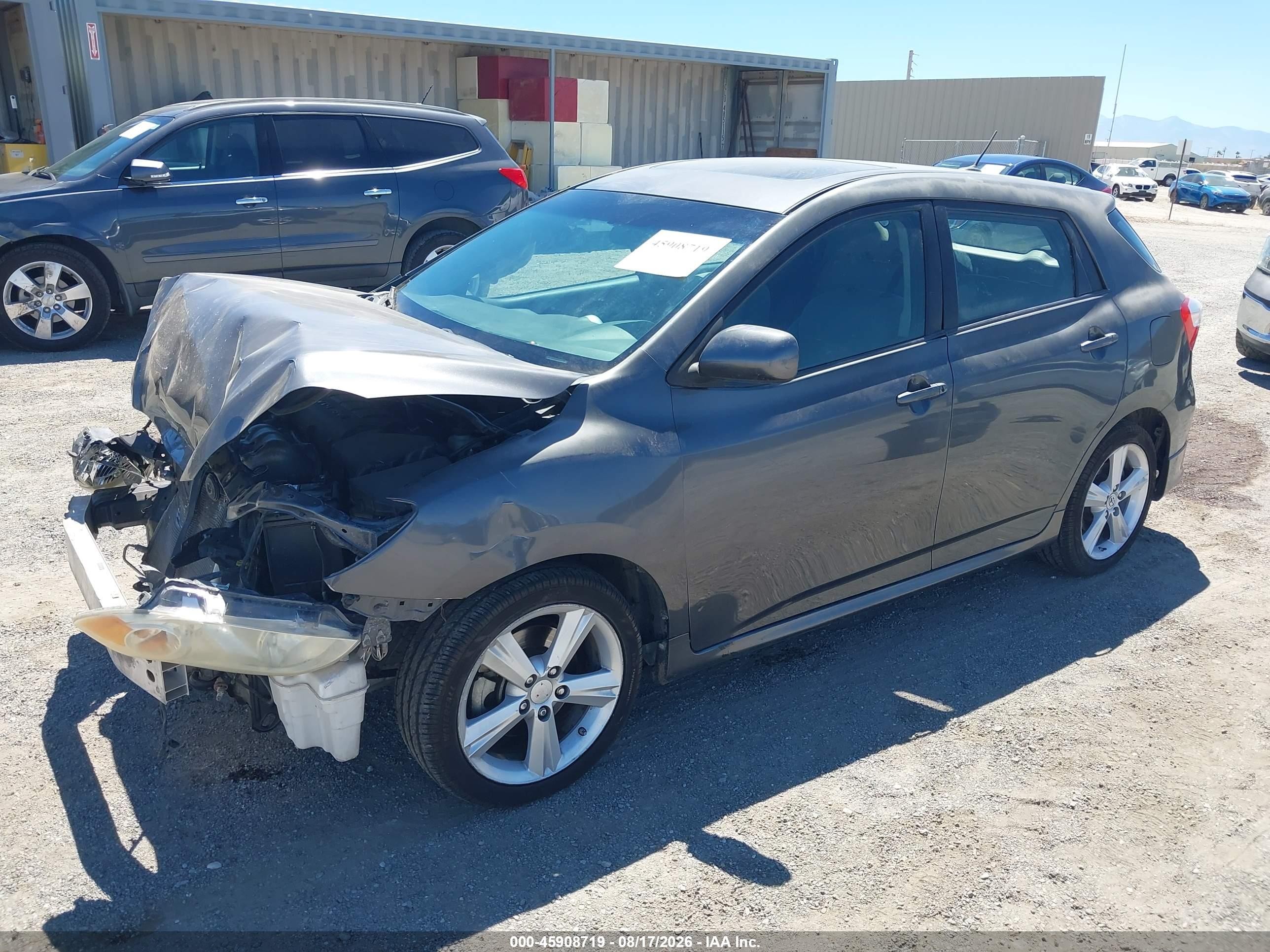 2009 Toyota Matrix S Gray vin: 2T1KE40E99C013233