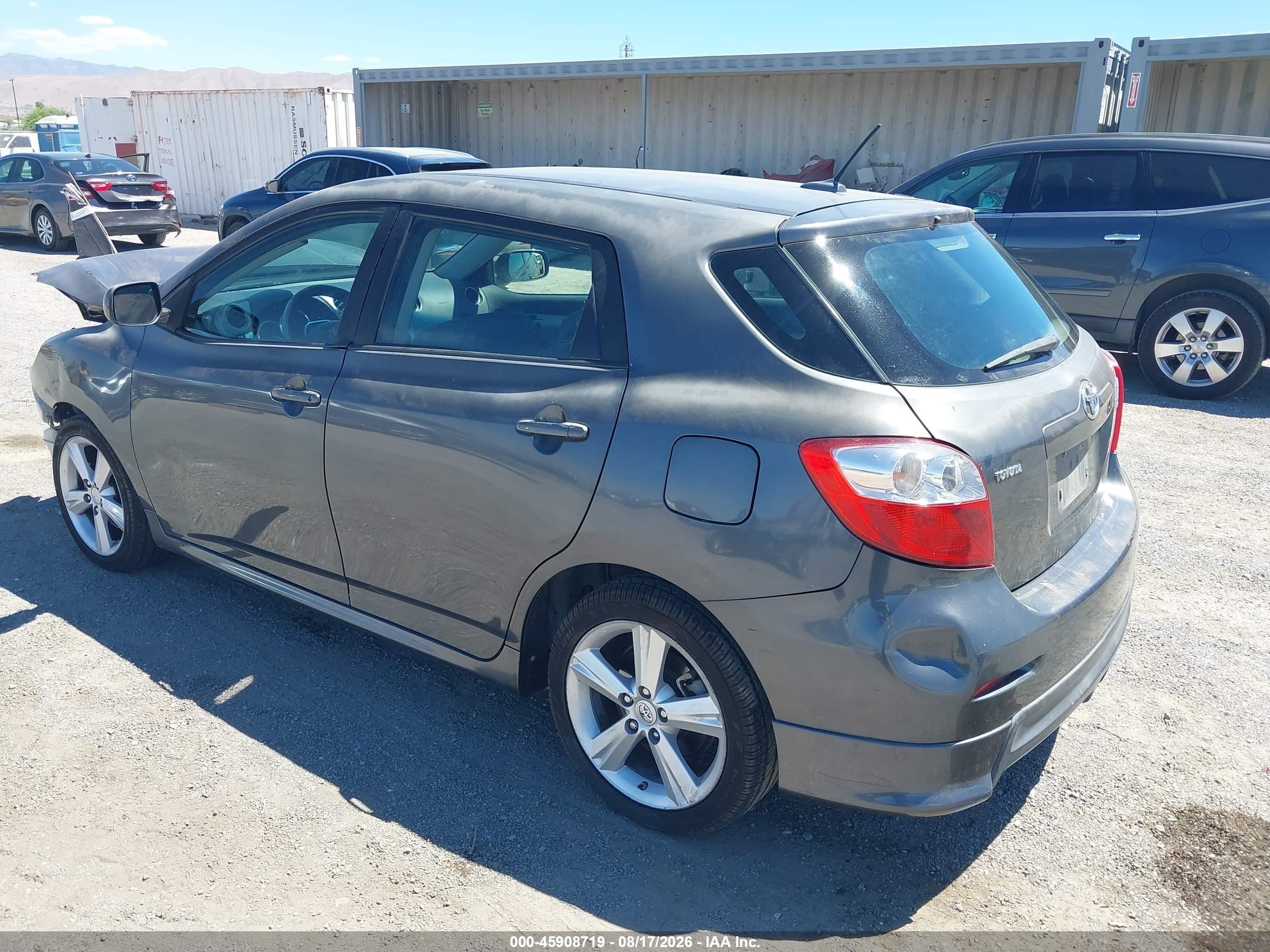 2009 Toyota Matrix S Gray vin: 2T1KE40E99C013233