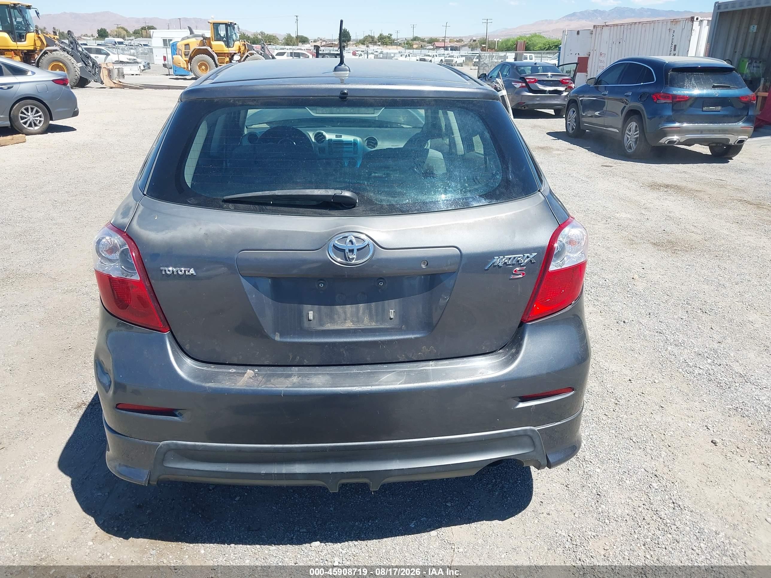 2009 Toyota Matrix S Gray vin: 2T1KE40E99C013233