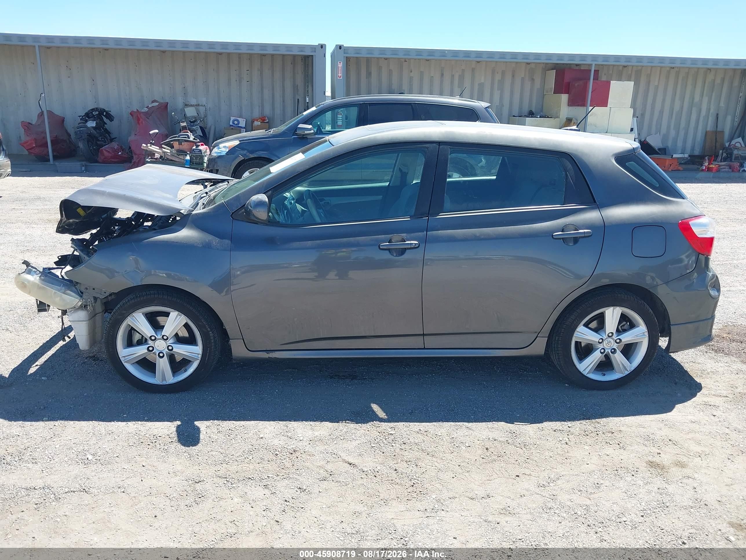 2009 Toyota Matrix S Gray vin: 2T1KE40E99C013233