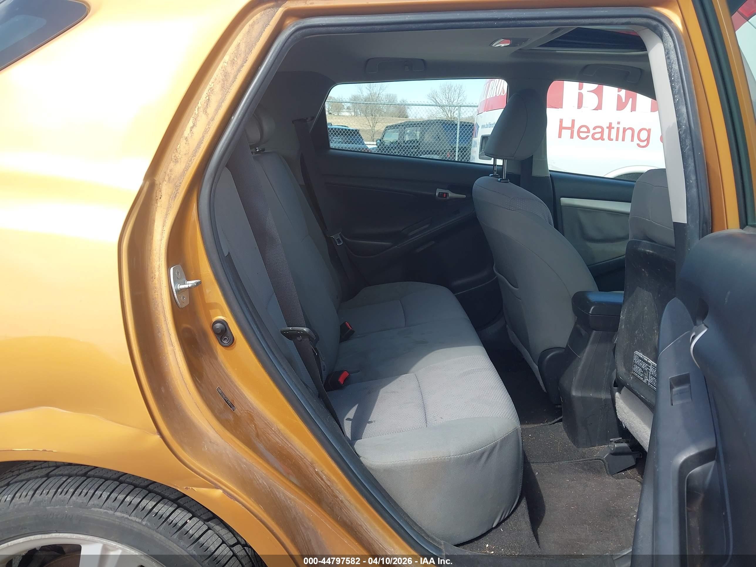 2009 Toyota Matrix S Orange vin: 2T1KE40E99C014480
