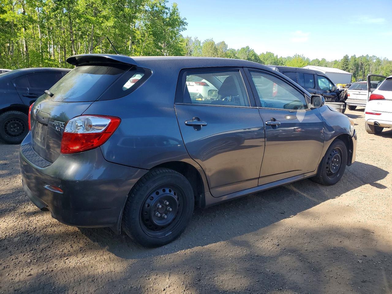 2009 Toyota Corolla Matrix S Charcoal vin: 2T1KE40E99C019310