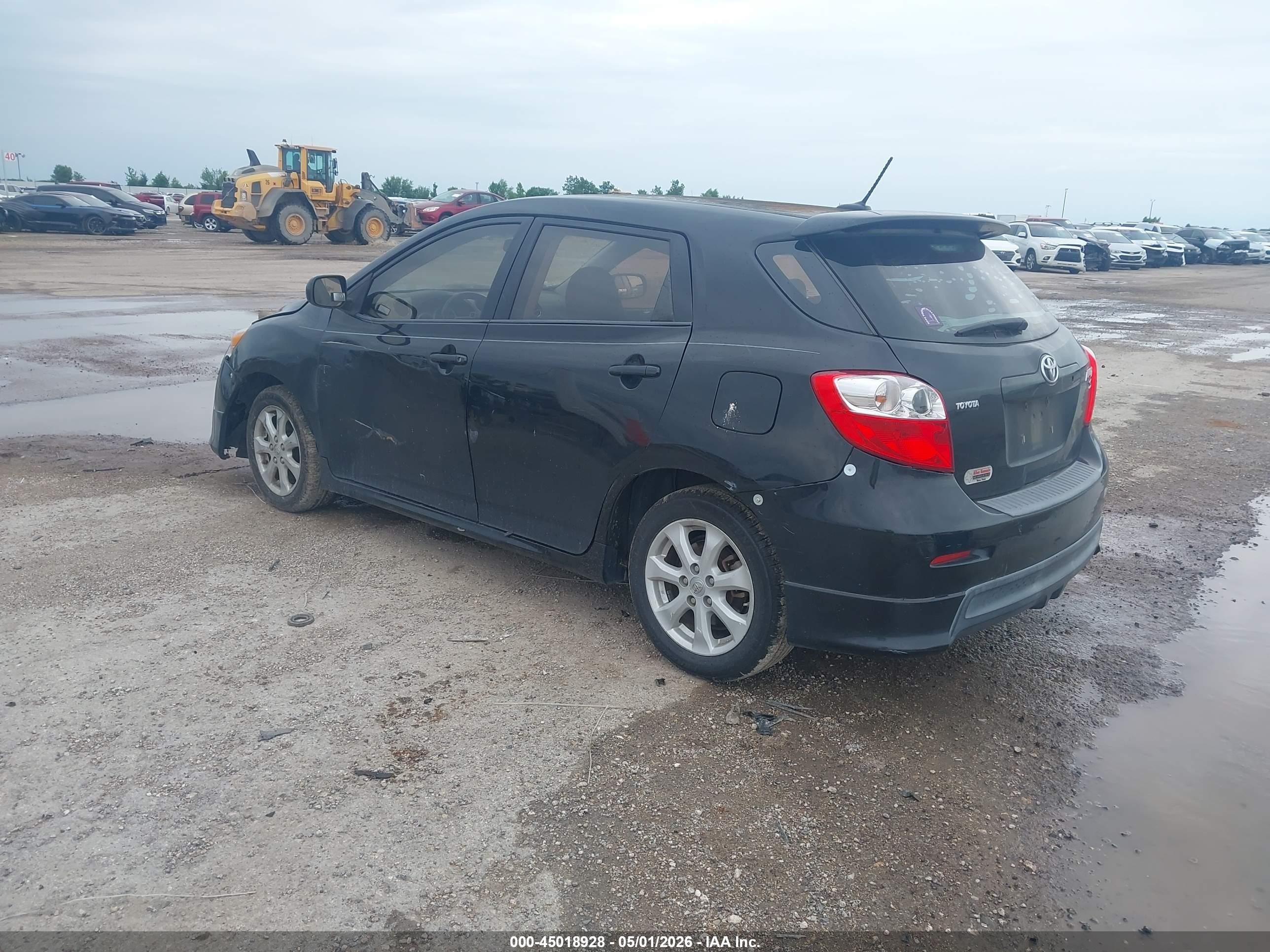 2010 Toyota Matrix S Black vin: 2T1KE4EE0AC037899