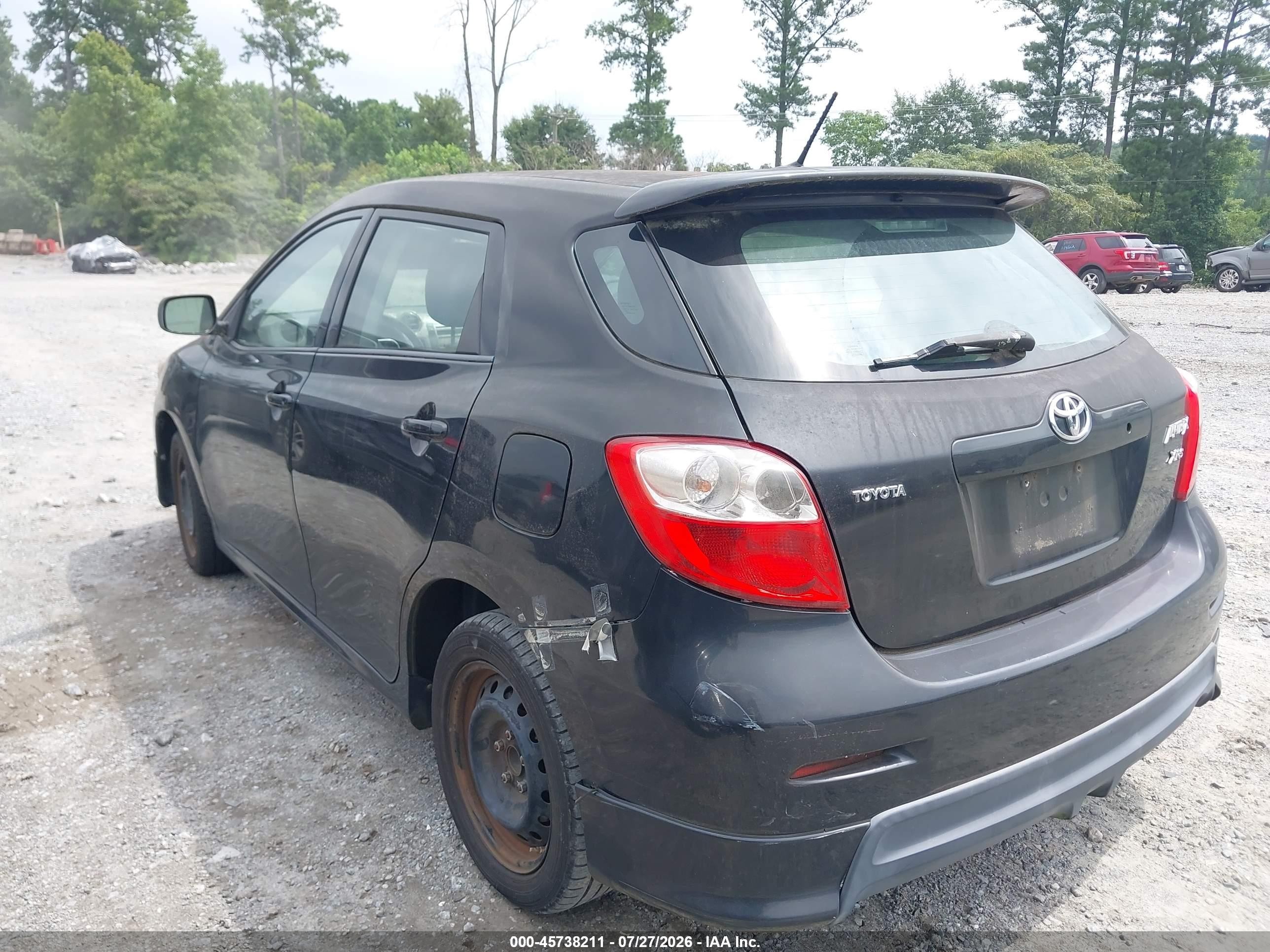 2010 Toyota Matrix S Black vin: 2T1KE4EE1AC035224