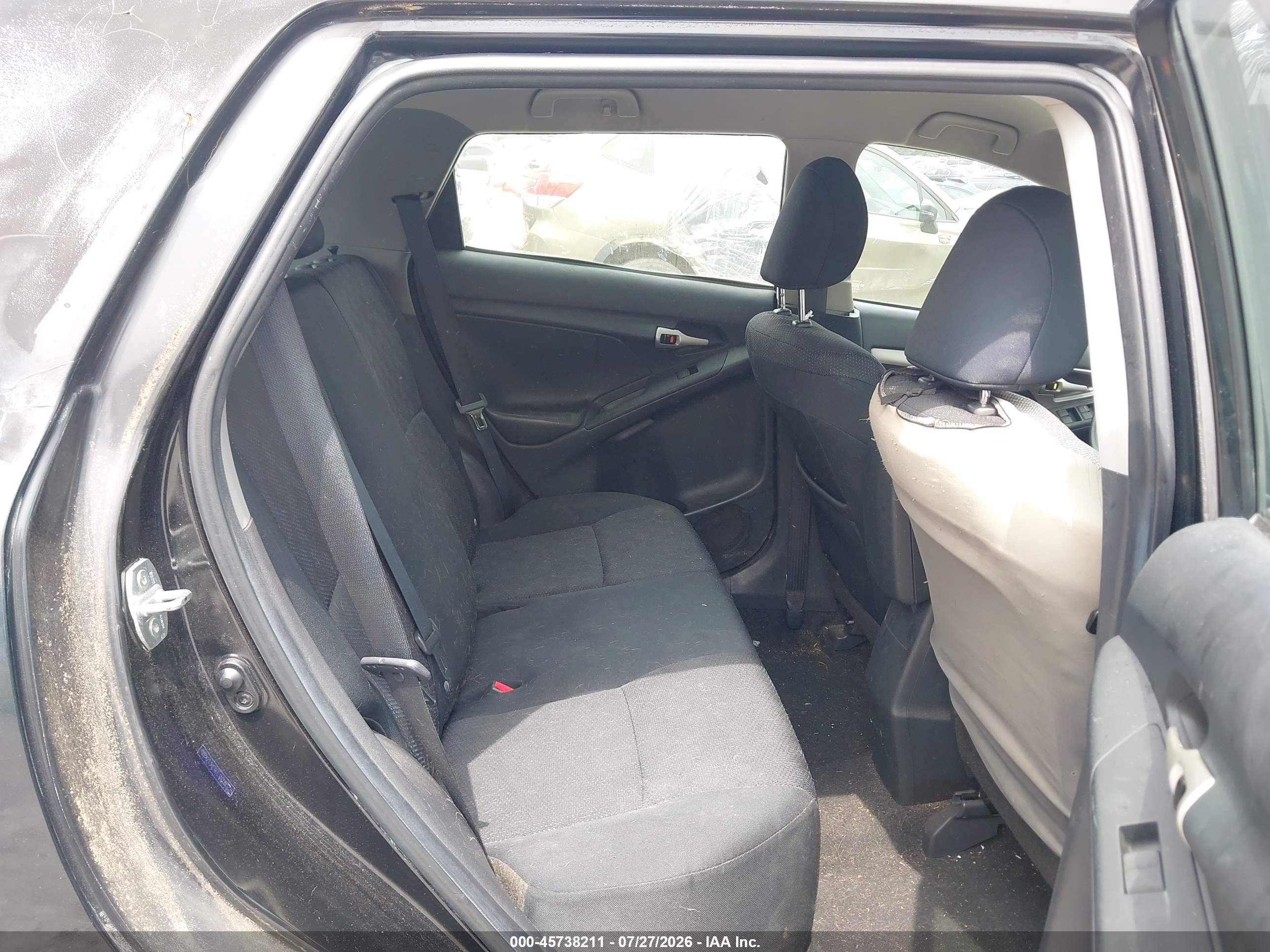 2010 Toyota Matrix S Black vin: 2T1KE4EE1AC035224