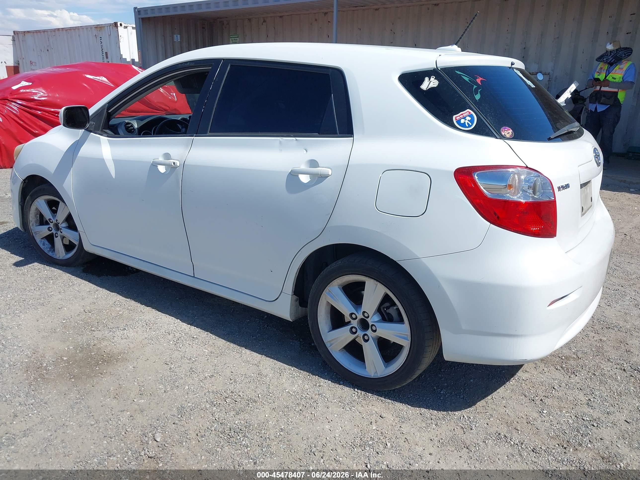2010 Toyota Matrix S White vin: 2T1KE4EE1AC038351