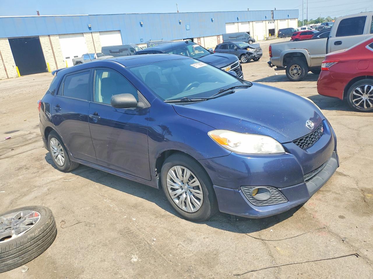 2010 Toyota Corolla Matrix S Blue vin: 2T1KE4EE1AC046451