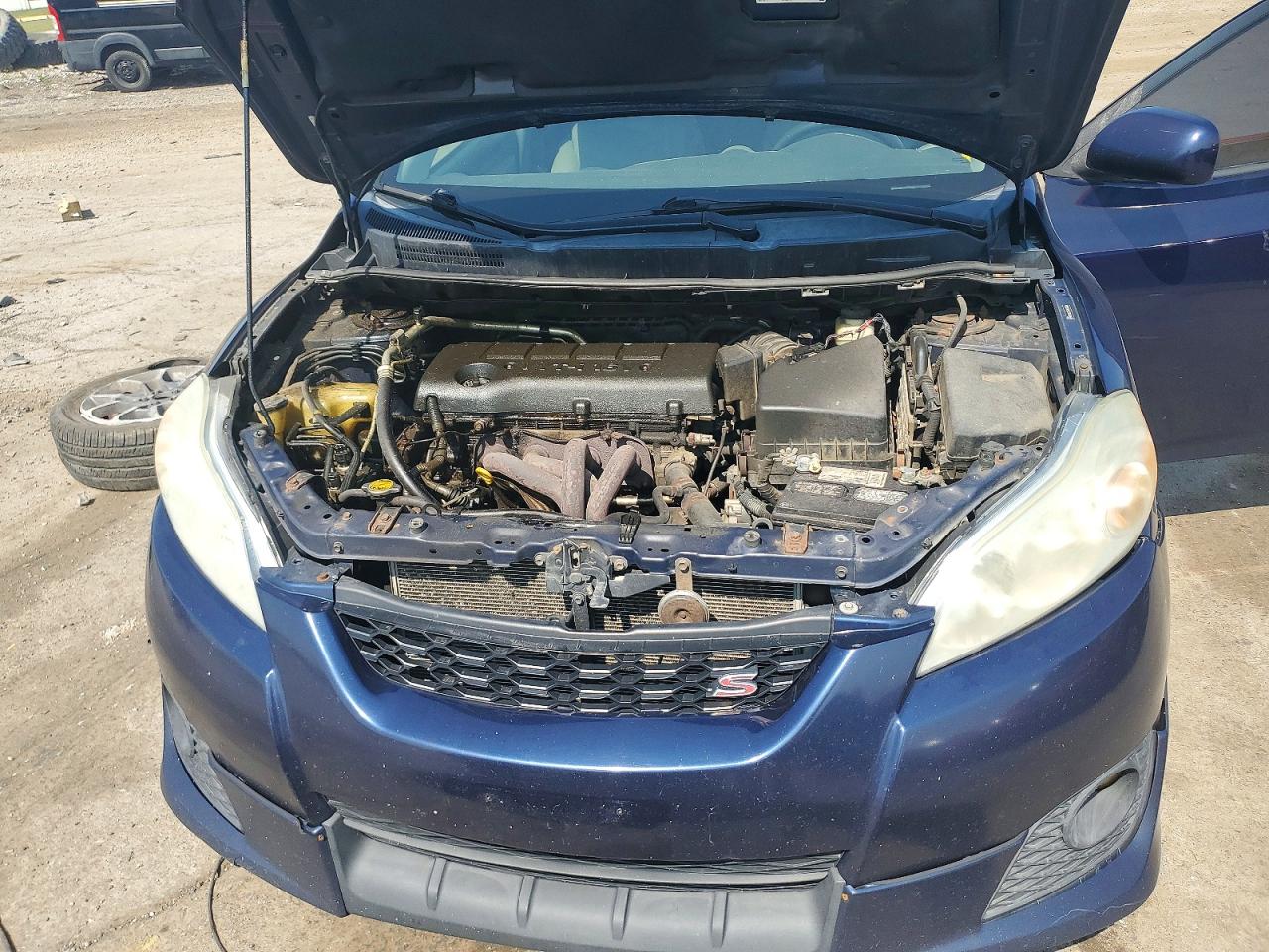 2010 Toyota Corolla Matrix S Blue vin: 2T1KE4EE1AC046451