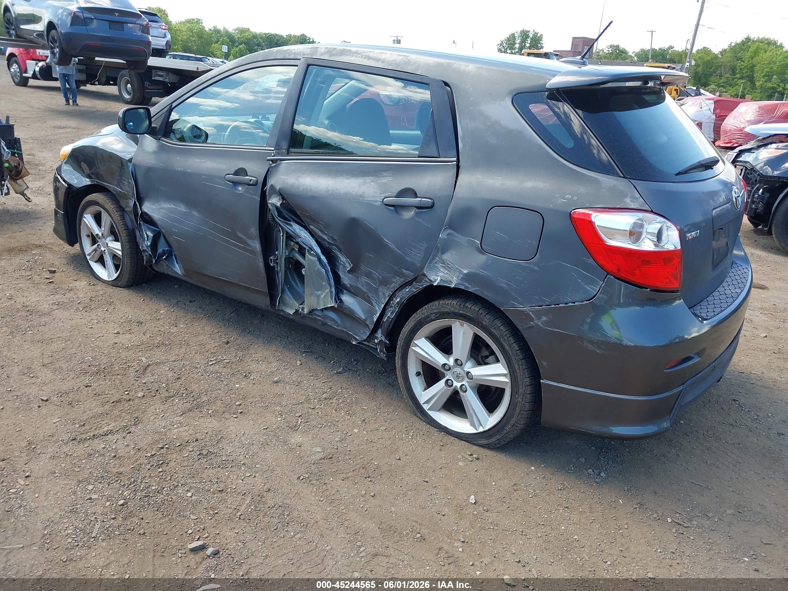 2010 Toyota Matrix S Gray vin: 2T1KE4EE3AC037606