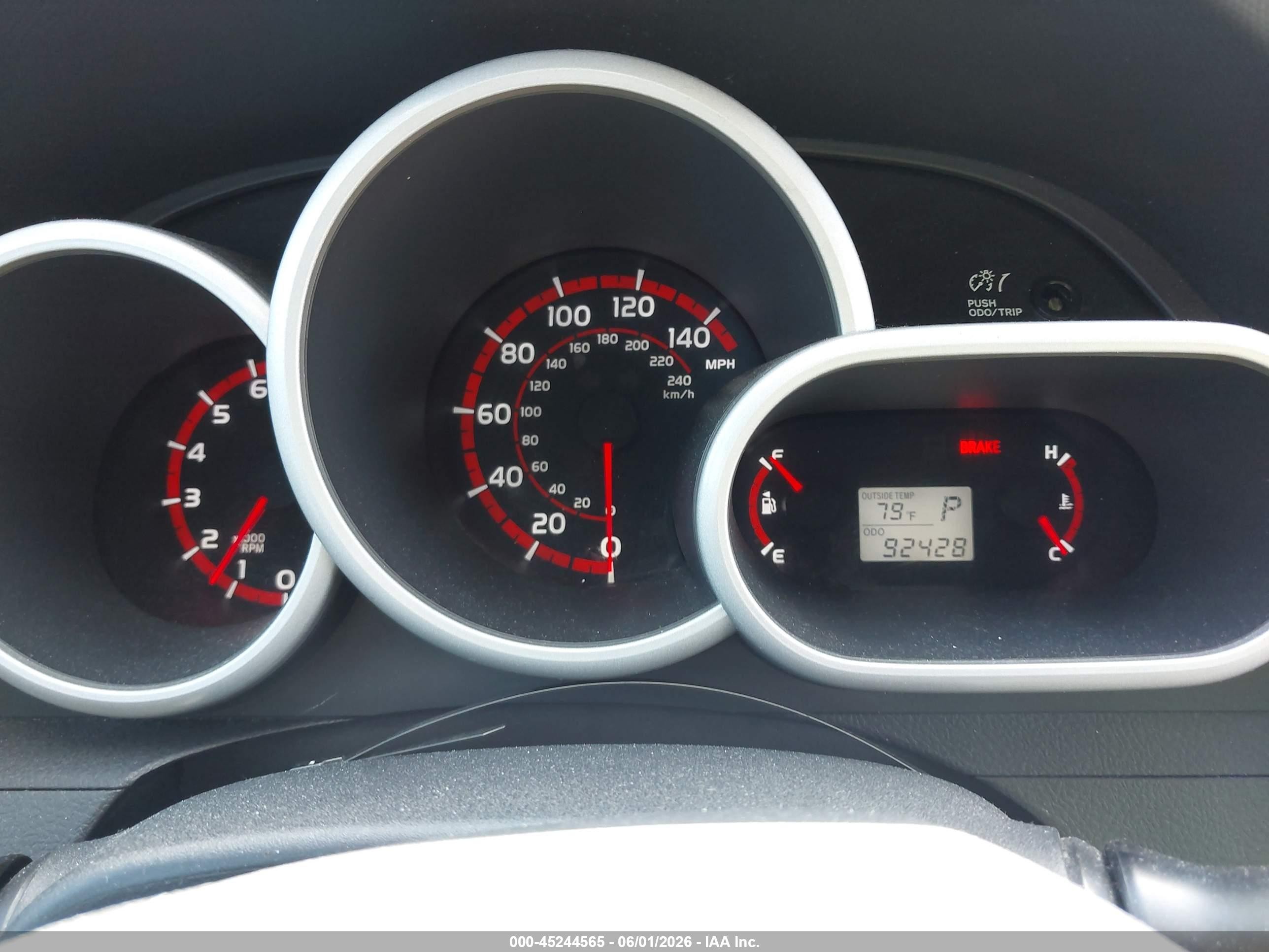 2010 Toyota Matrix S Gray vin: 2T1KE4EE3AC037606