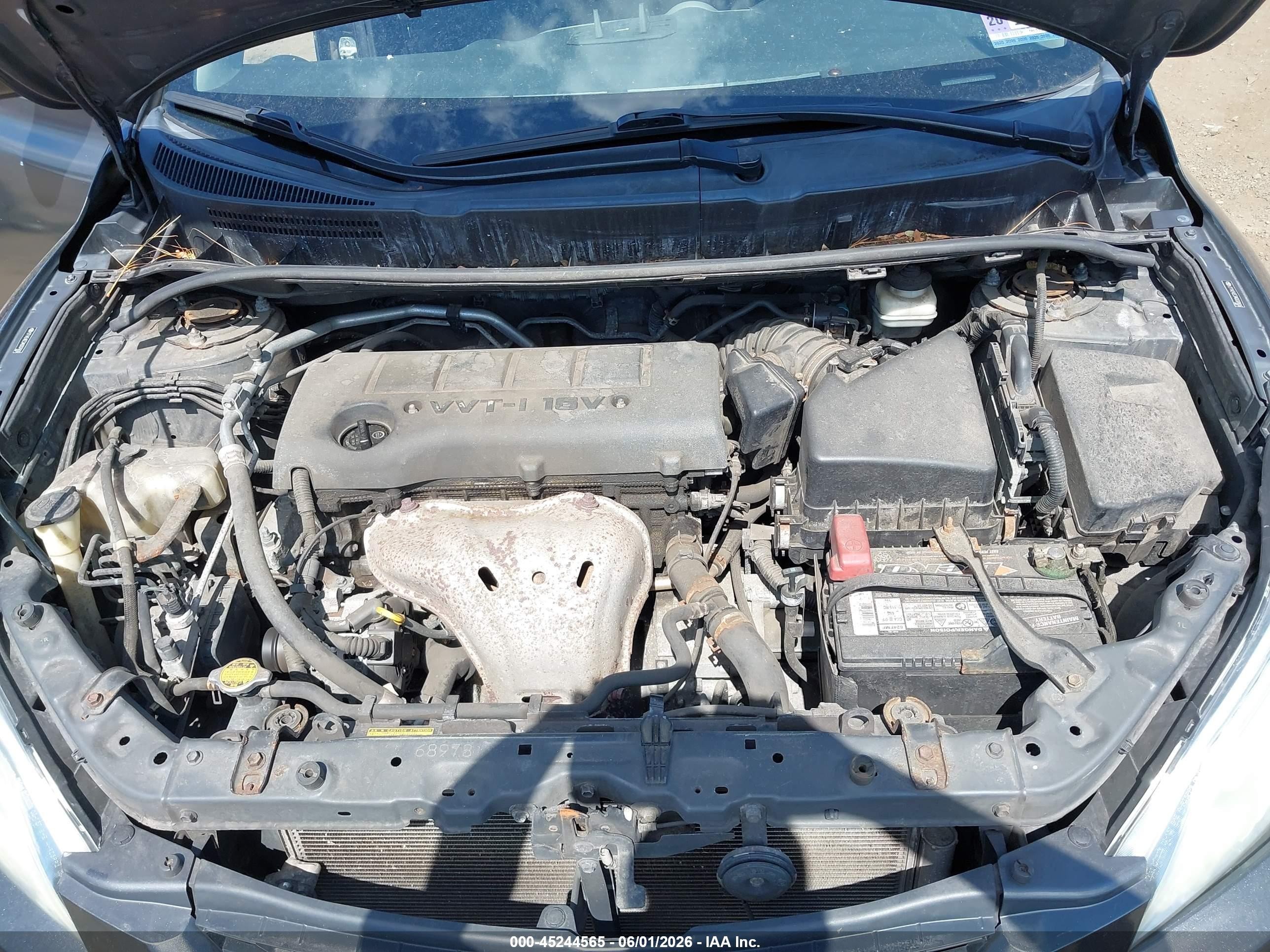 2010 Toyota Matrix S Gray vin: 2T1KE4EE3AC037606