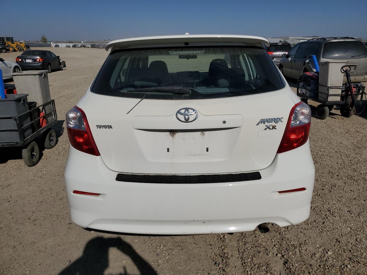 2010 Toyota Matrix White vin: 2T1KE4EE4AC031023