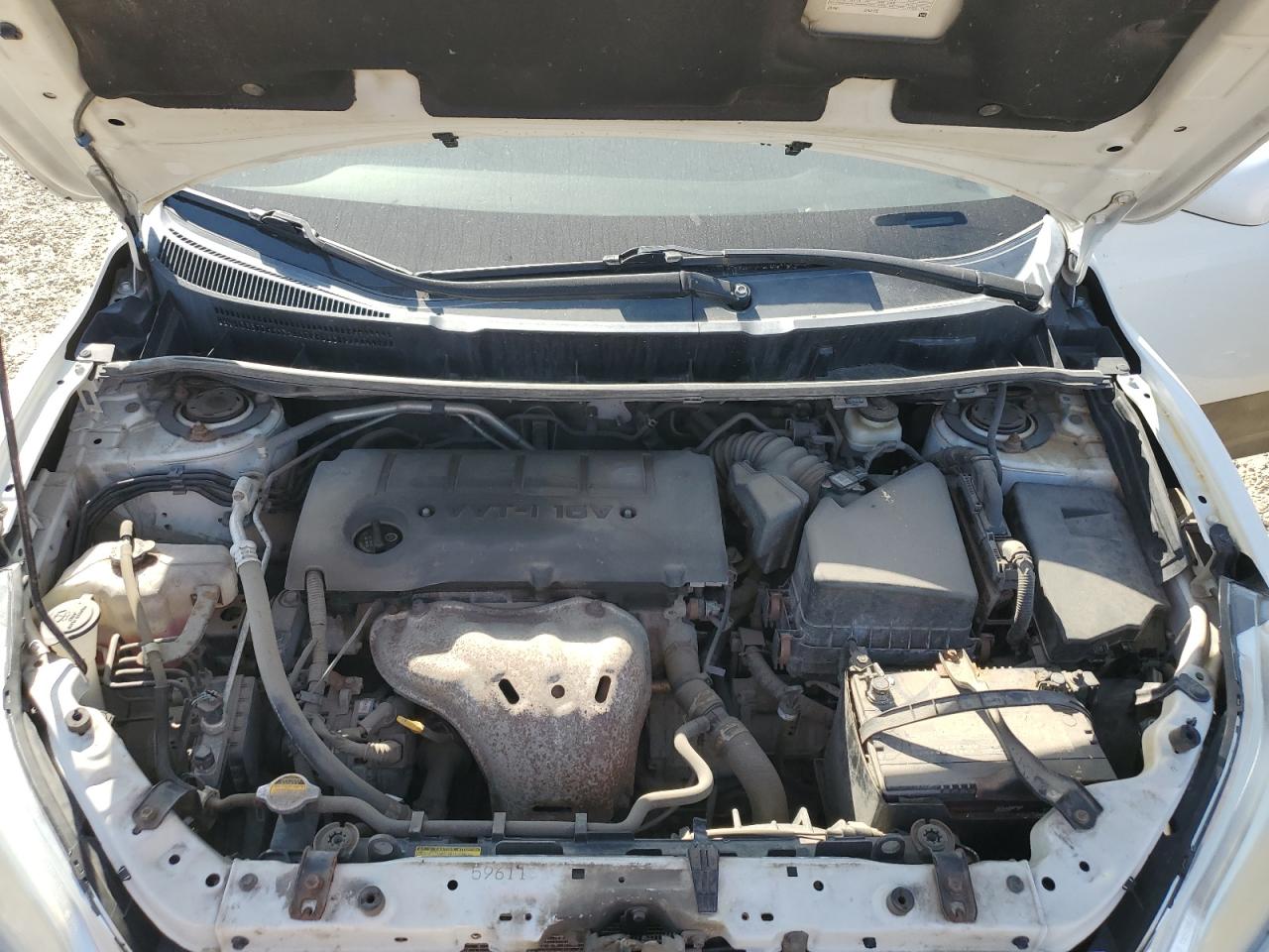 2010 Toyota Matrix White vin: 2T1KE4EE4AC031023