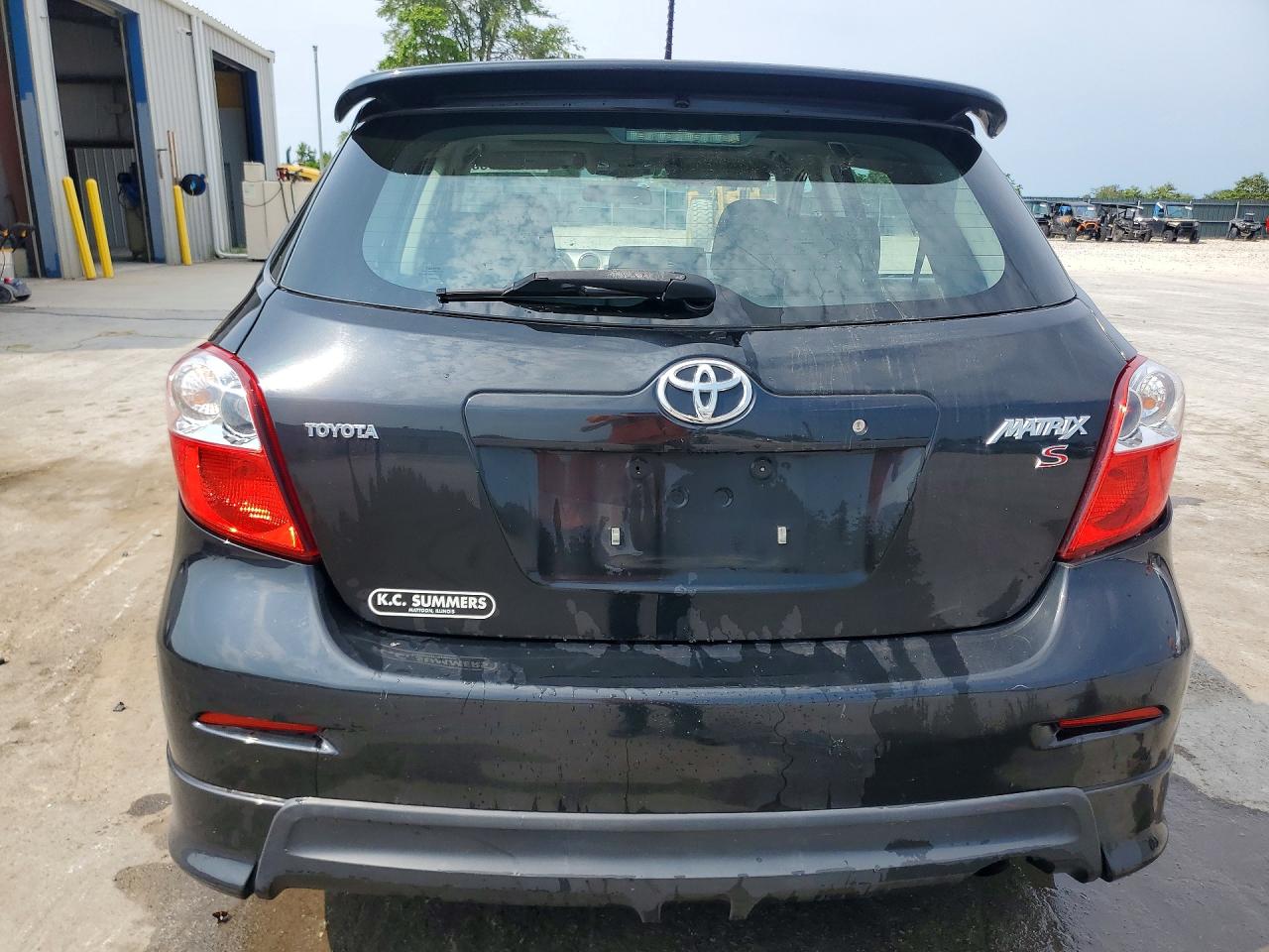 2010 Toyota Matrix S Black vin: 2T1KE4EE4AC038537