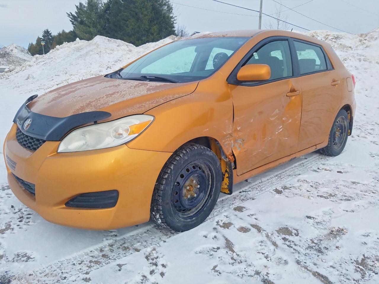 2010 Toyota Matrix S Orange vin: 2T1KE4EE4AC044113