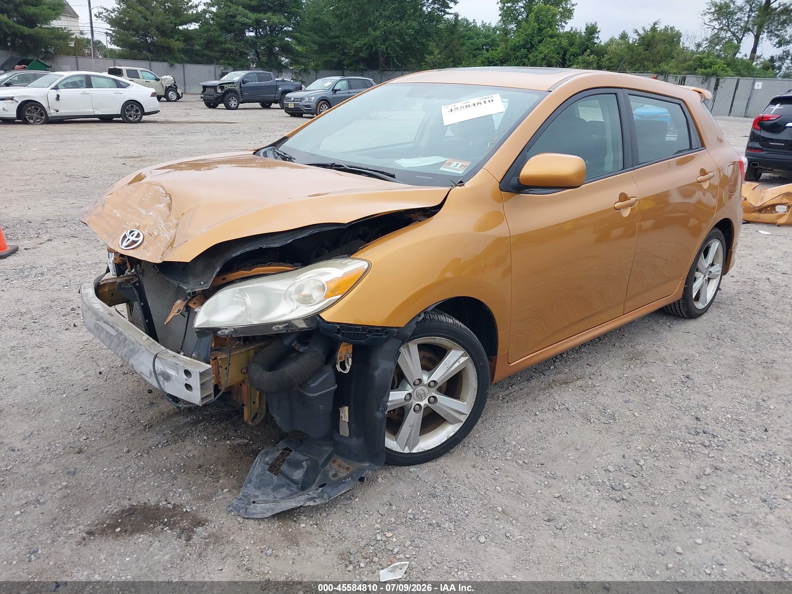 2010 Toyota Matrix S Gold vin: 2T1KE4EE4AC046122