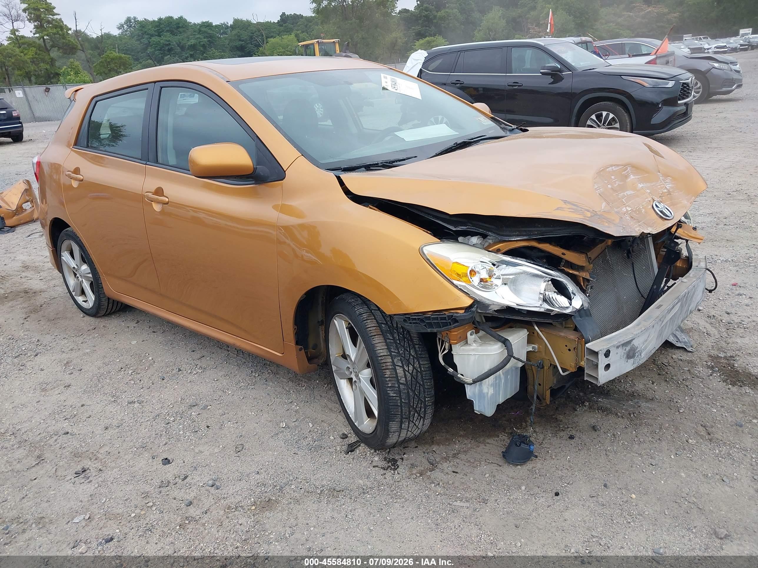 2010 Toyota Matrix S Gold vin: 2T1KE4EE4AC046122