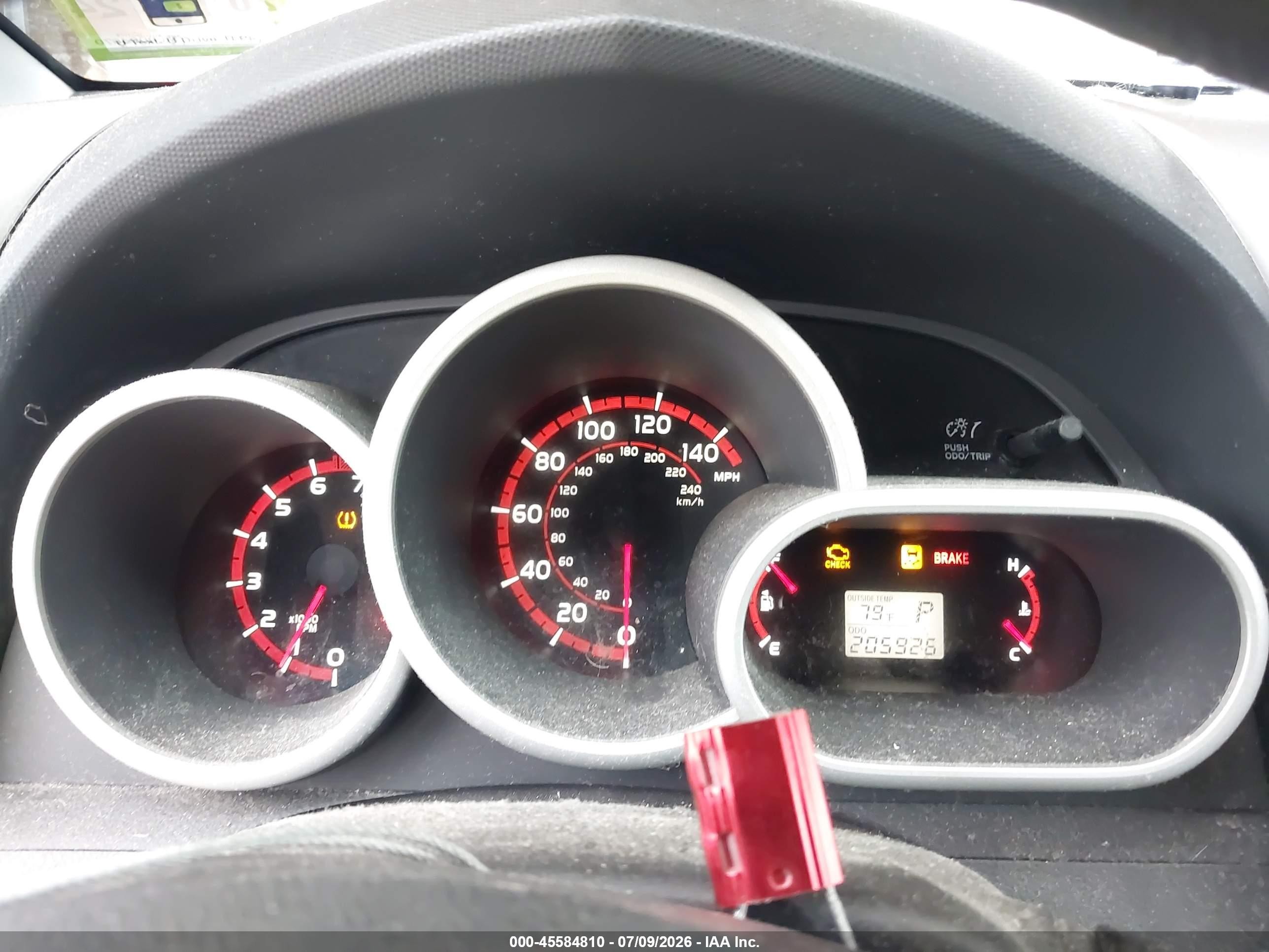 2010 Toyota Matrix S Gold vin: 2T1KE4EE4AC046122
