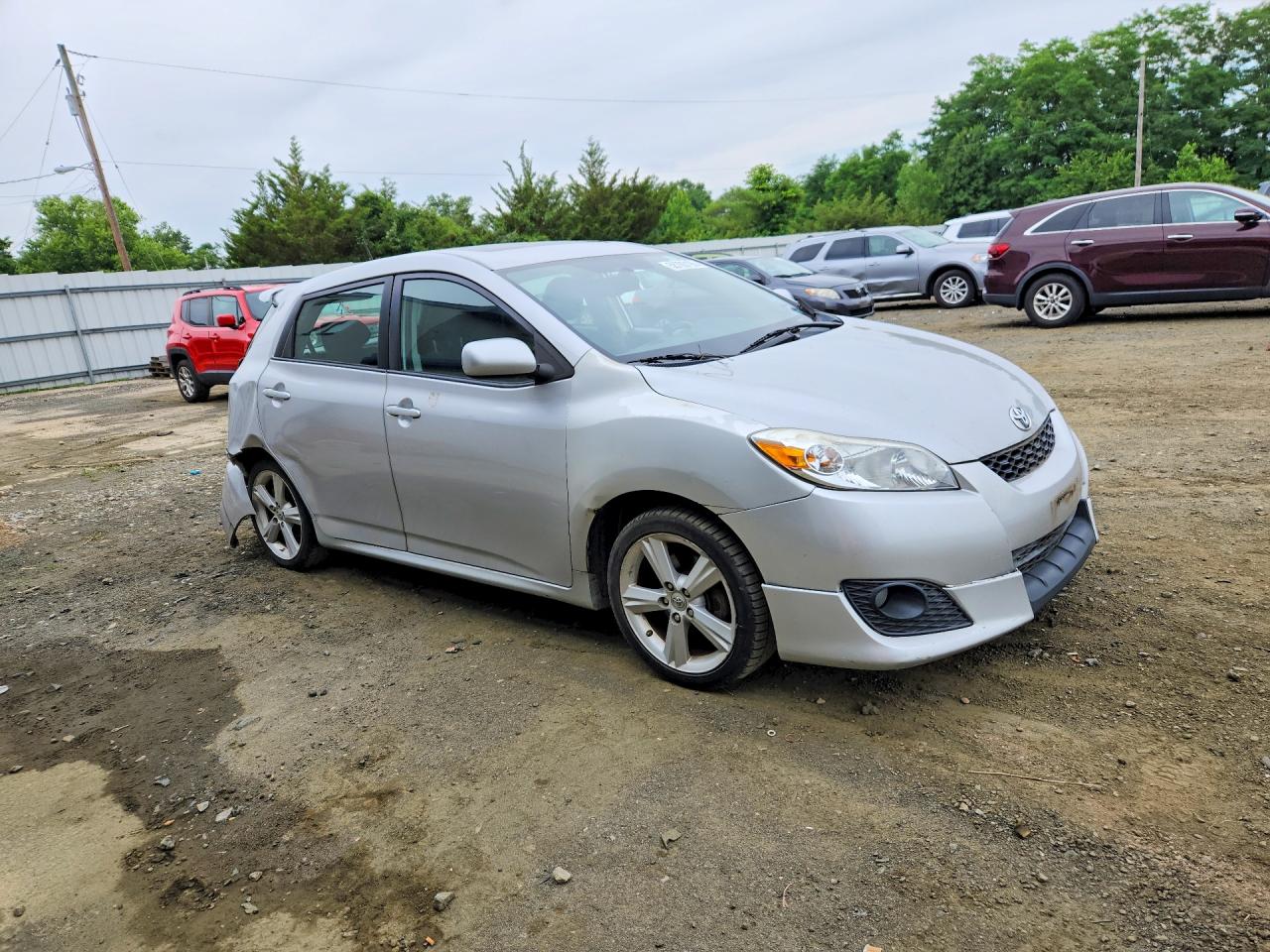 2010 Toyota Corolla Matrix S Silver vin: 2T1KE4EE6AC037003