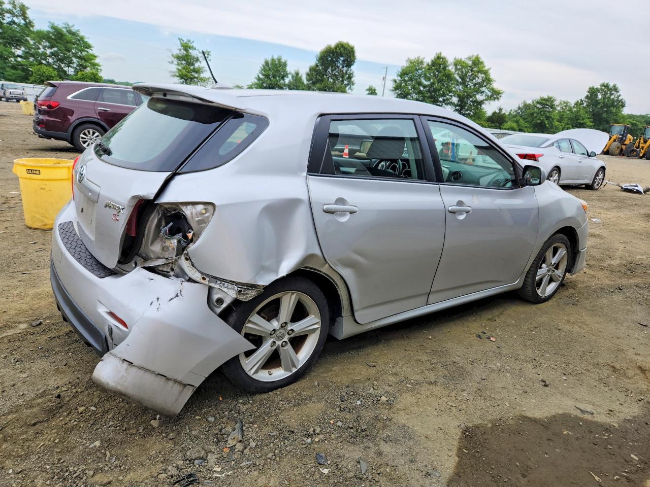 2010 Toyota Corolla Matrix S Silver vin: 2T1KE4EE6AC037003