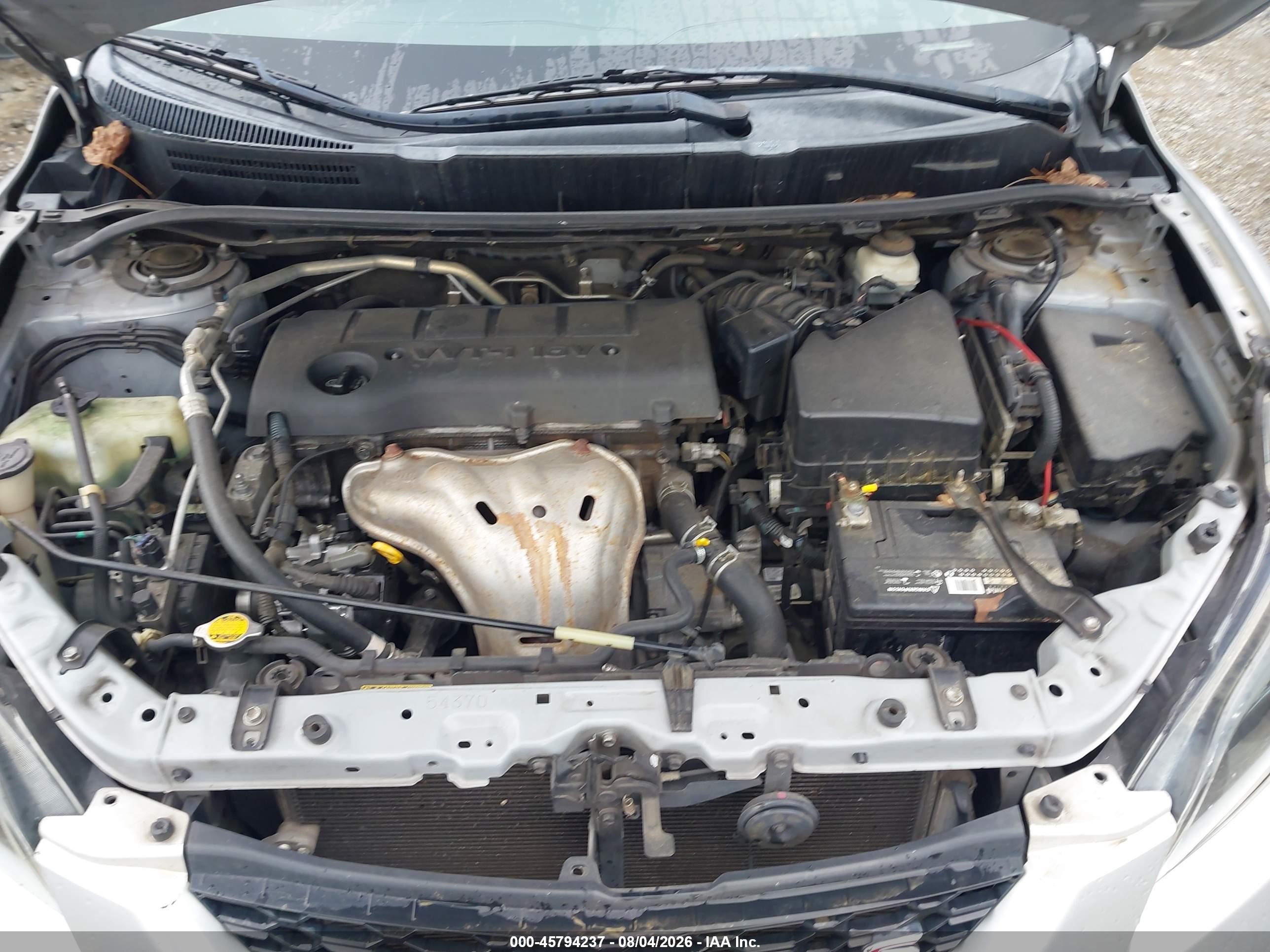2010 Toyota Matrix S Silver vin: 2T1KE4EE6AC037146