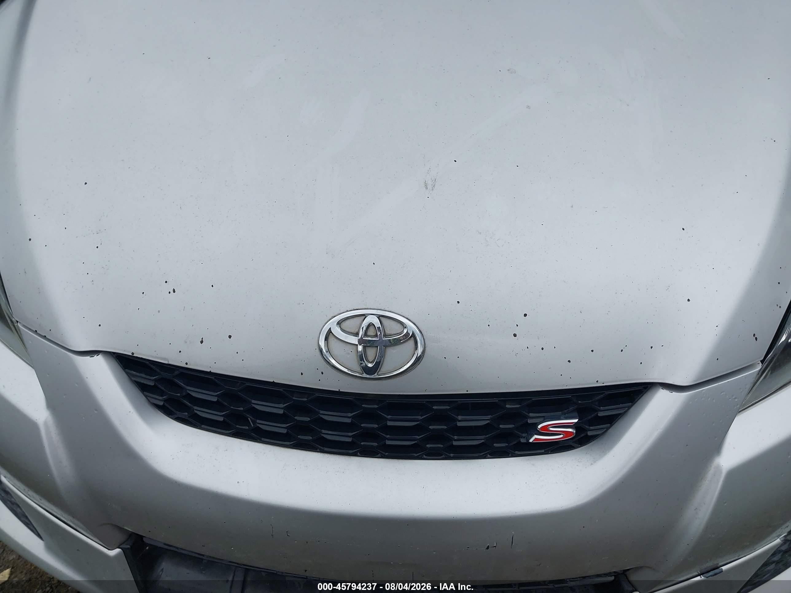 2010 Toyota Matrix S Silver vin: 2T1KE4EE6AC037146