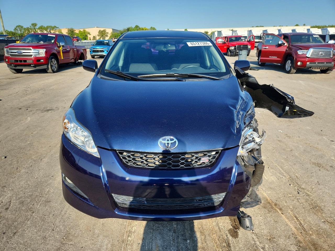 2010 Toyota Matrix S Blue vin: 2T1KE4EE6AC040015