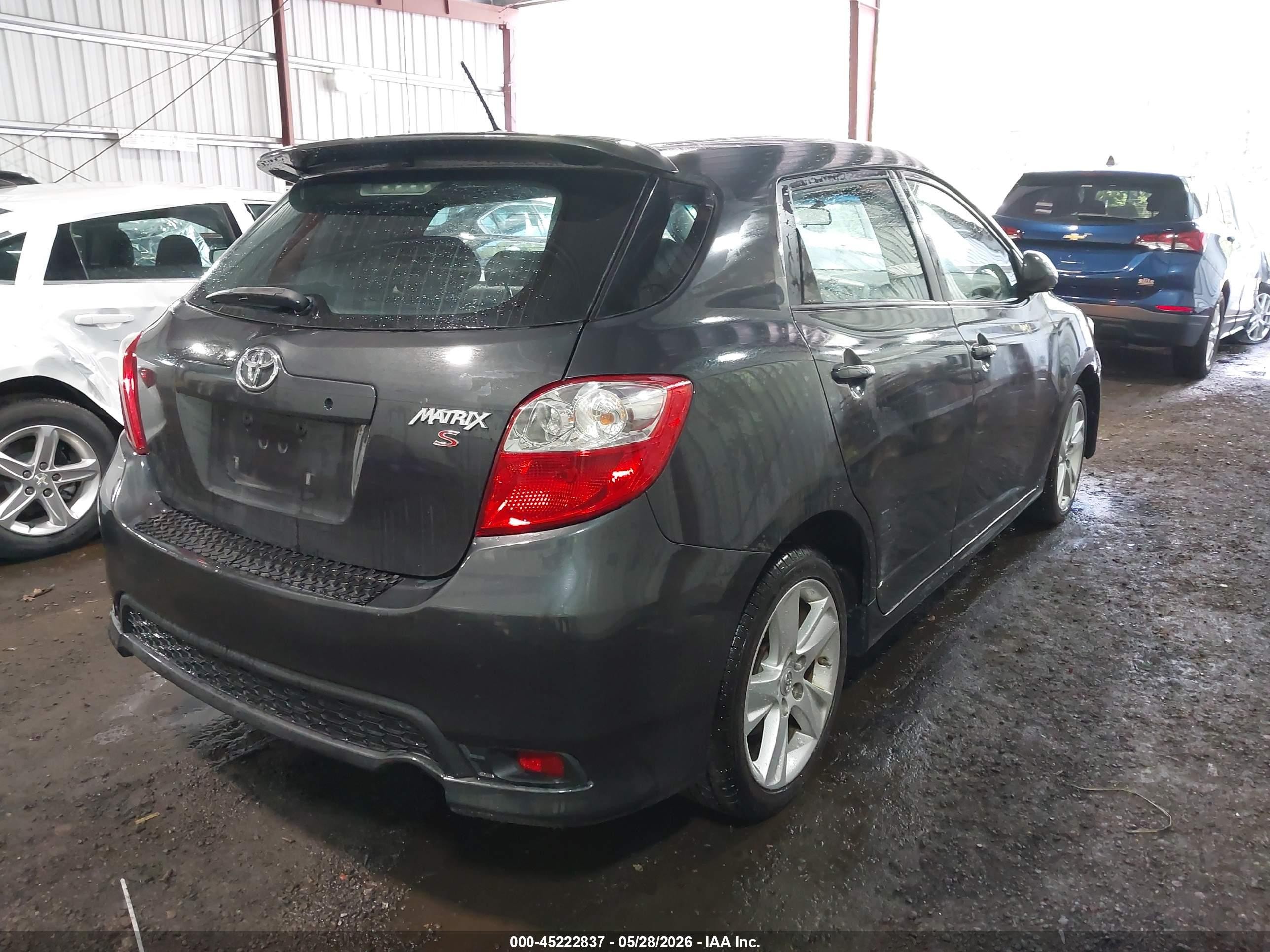 2013 Toyota Matrix S Blue vin: 2T1KE4EE6DC050693
