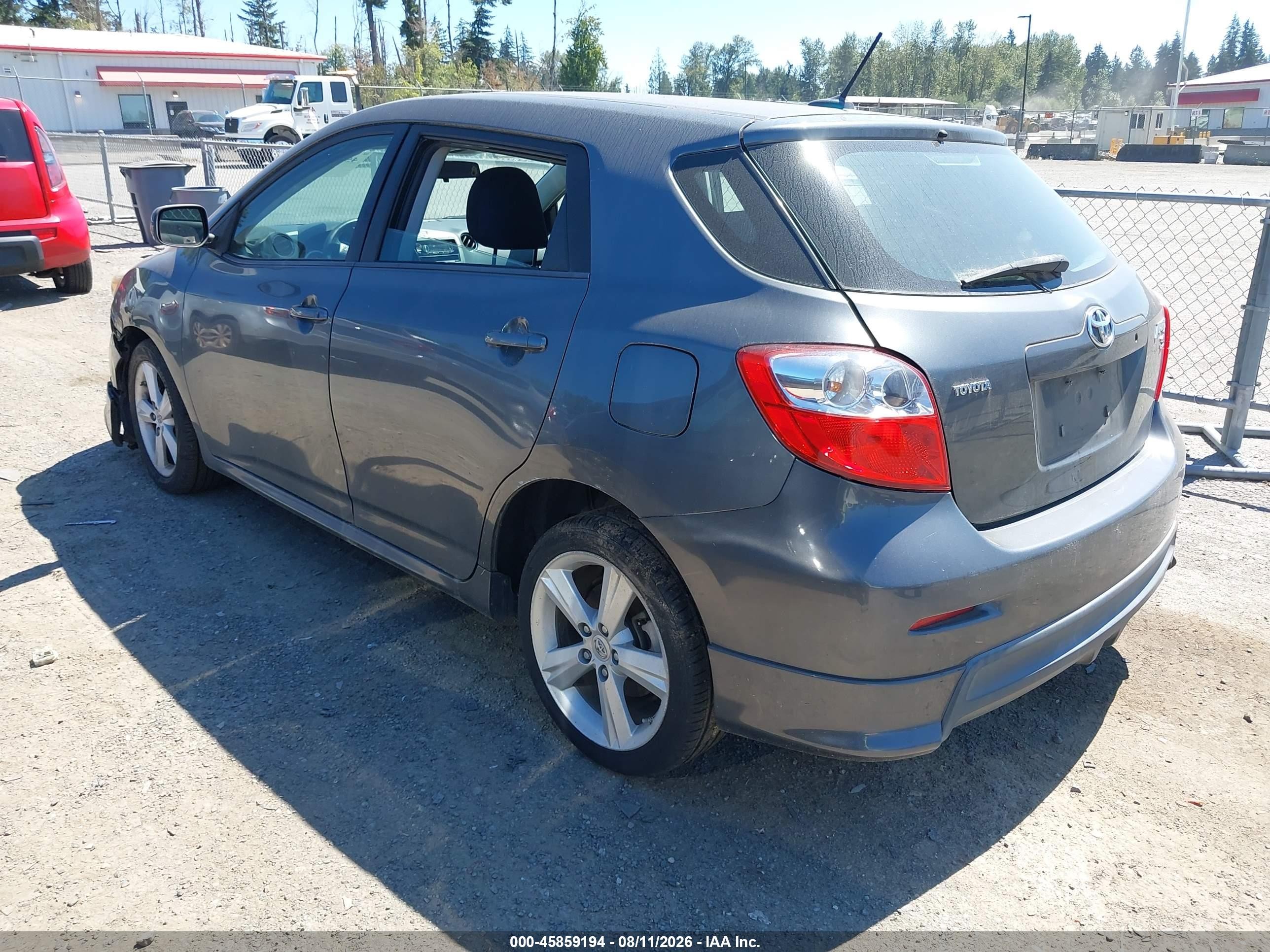 2010 Toyota Matrix S Gray vin: 2T1KE4EE7AC038337