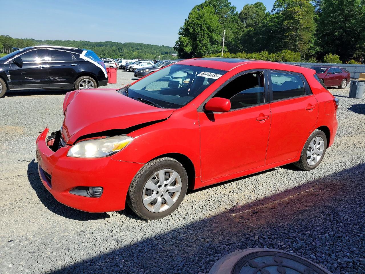 2011 Toyota Corolla Matrix S Red vin: 2T1KE4EE7BC048402