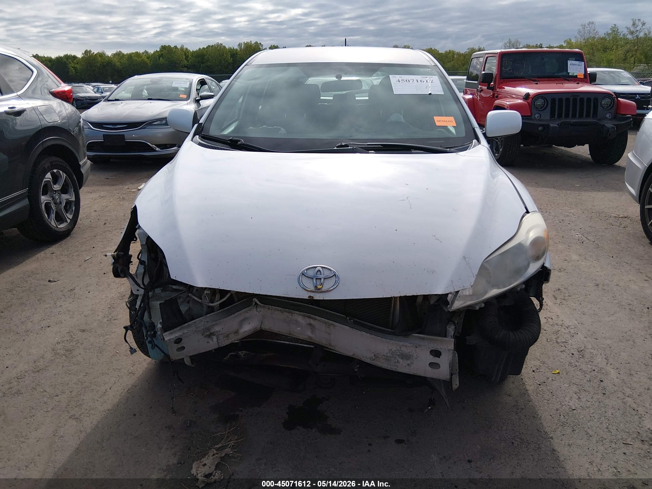 2012 Toyota Matrix S White vin: 2T1KE4EE7CC048899