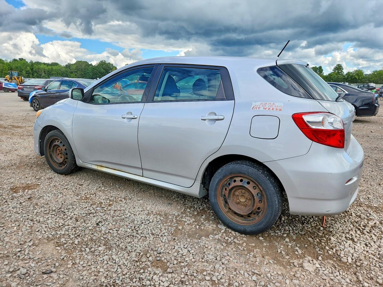 2010 Toyota Matrix S Silver vin: 2T1KE4EE8AC030831