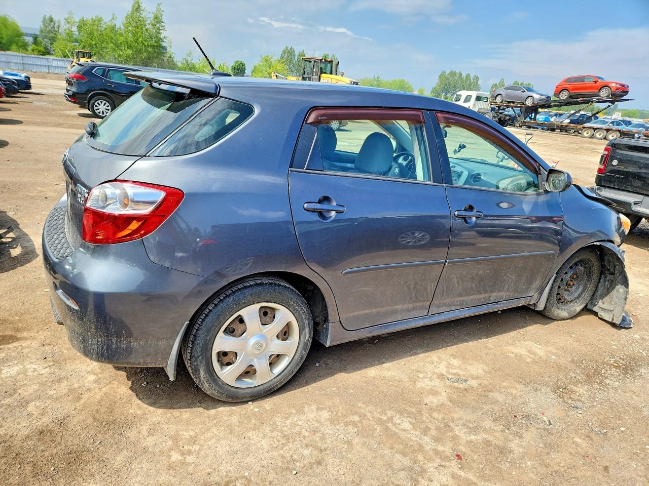 2010 Toyota Corolla Matrix S Gray vin: 2T1KE4EE8AC035690