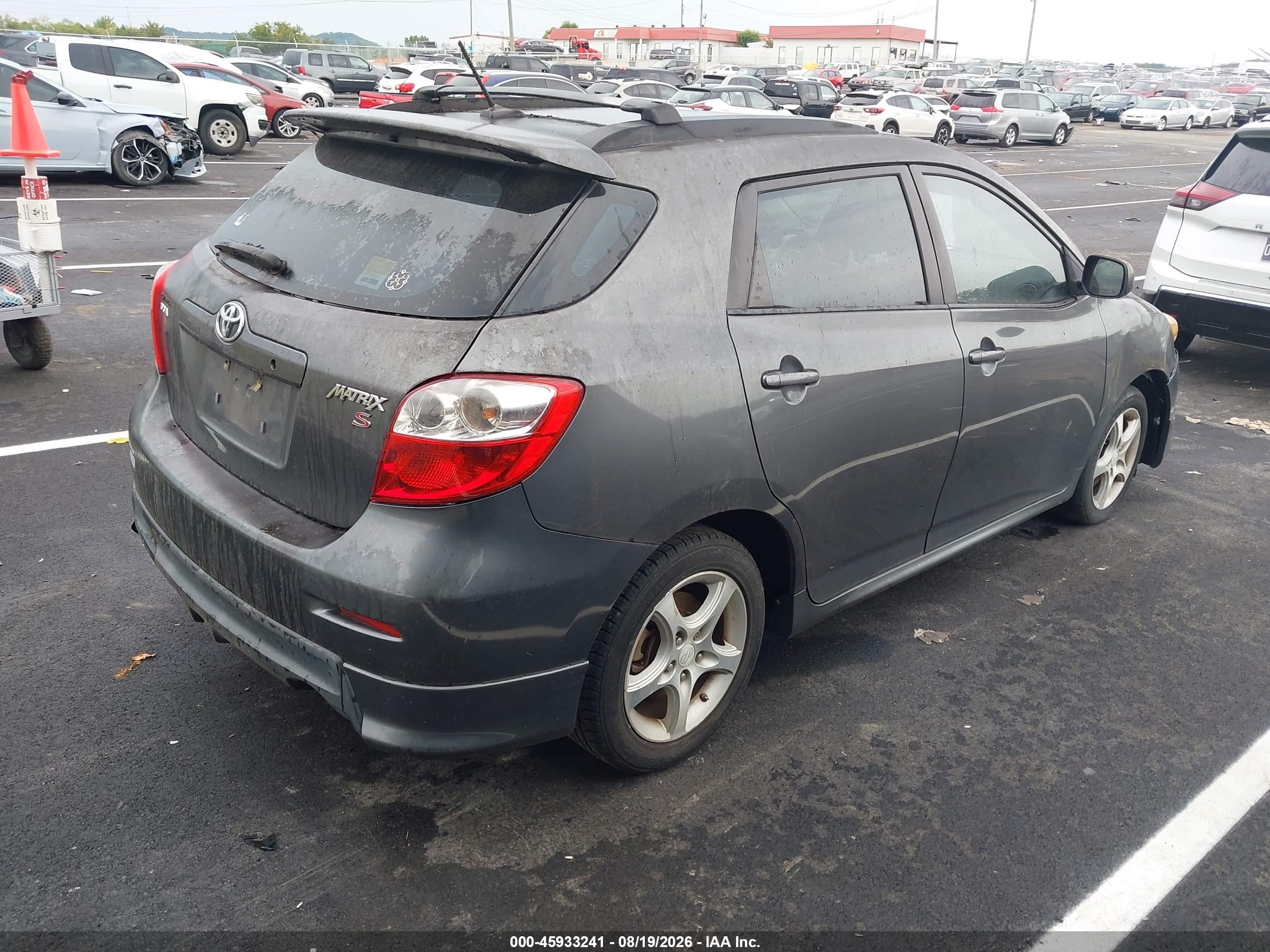 2010 Toyota Matrix S Gray vin: 2T1KE4EE8AC036239