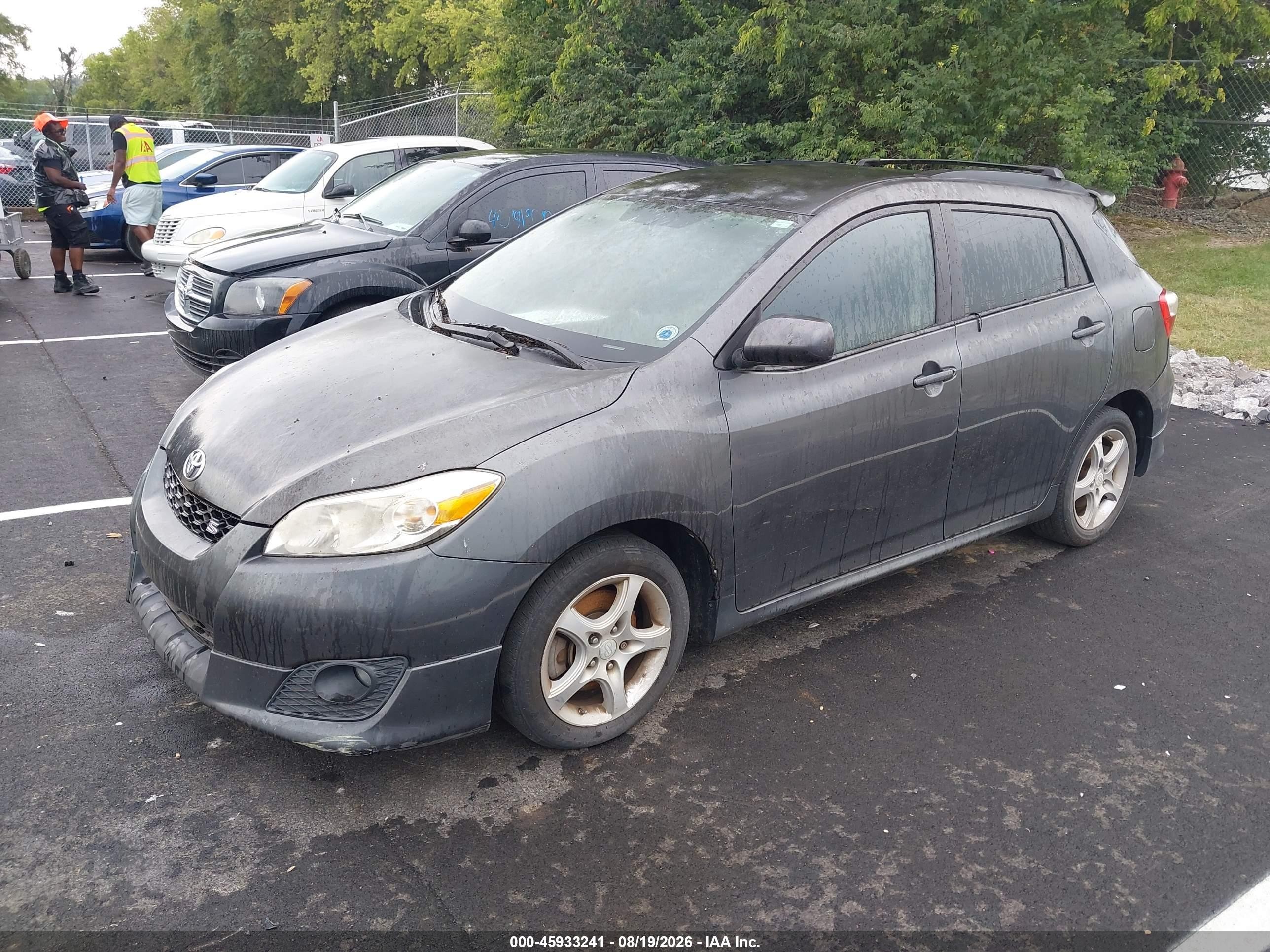 2010 Toyota Matrix S Gray vin: 2T1KE4EE8AC036239