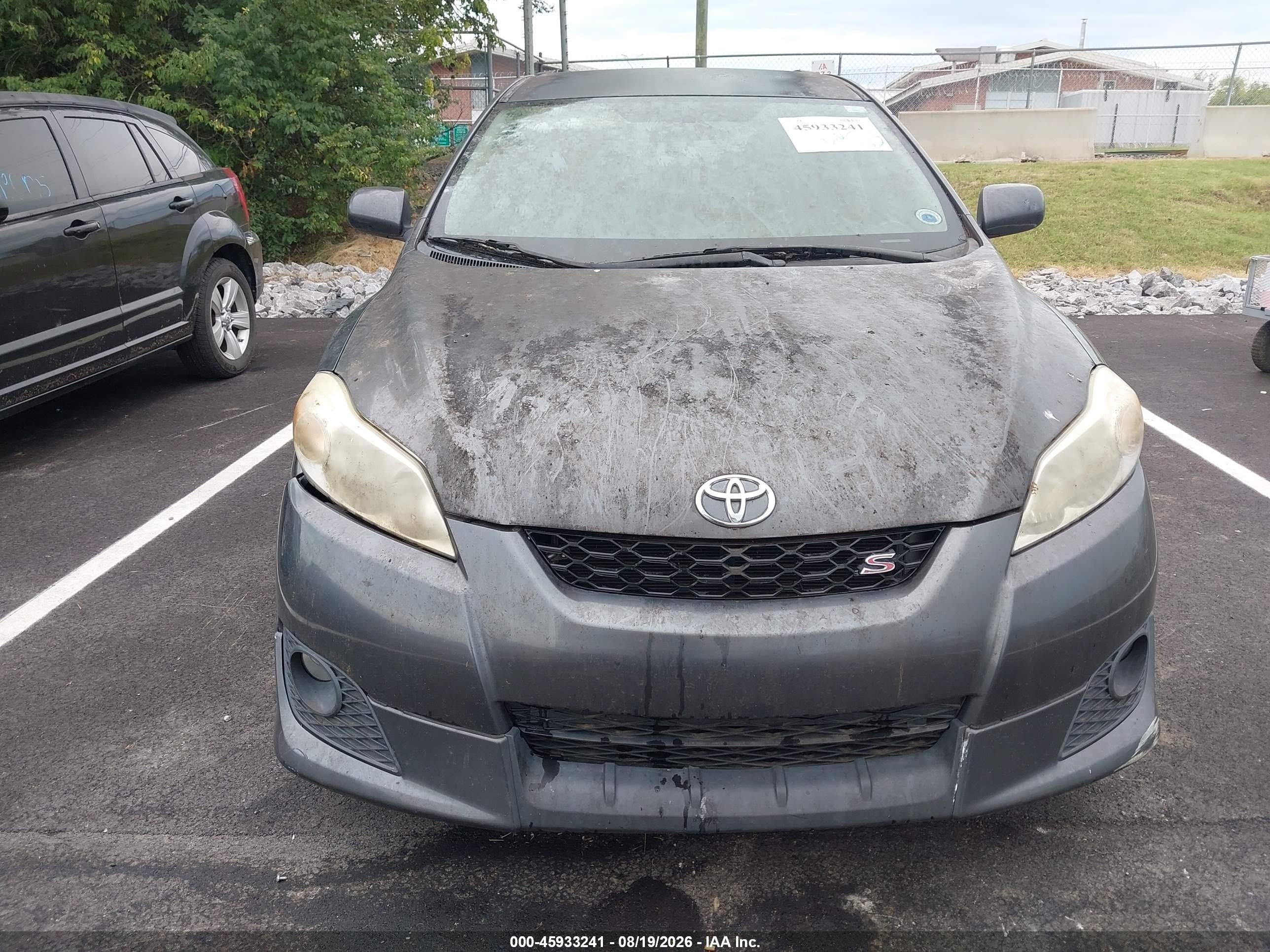 2010 Toyota Matrix S Gray vin: 2T1KE4EE8AC036239