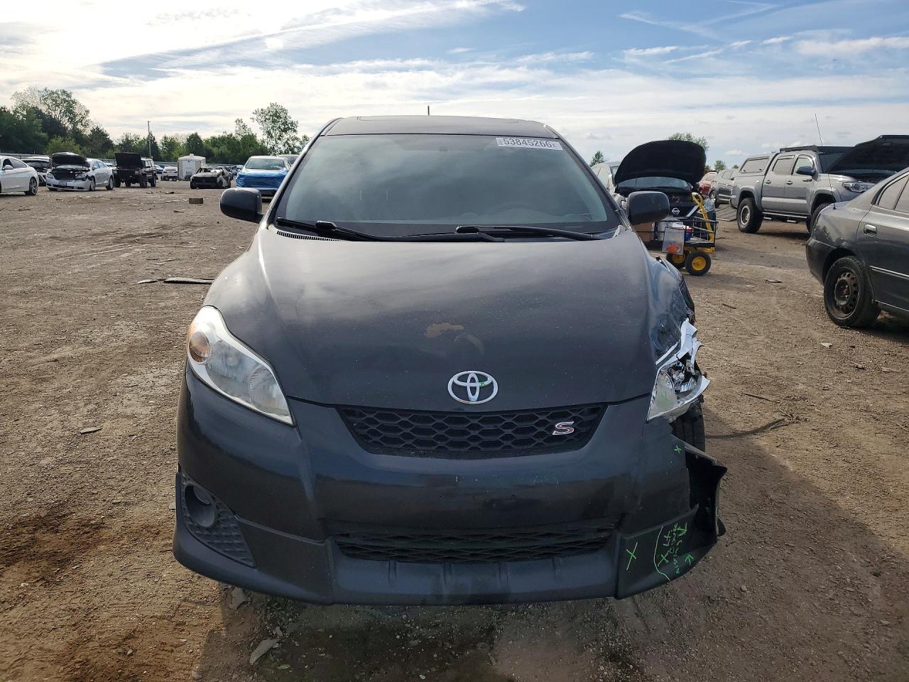 2010 Toyota Corolla Matrix S Black vin: 2T1KE4EE8AC039514