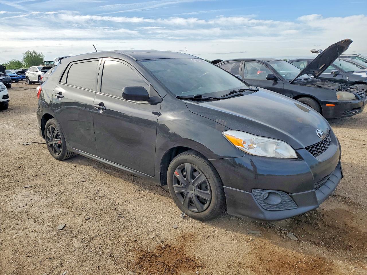 2010 Toyota Corolla Matrix S Black vin: 2T1KE4EE8AC039514