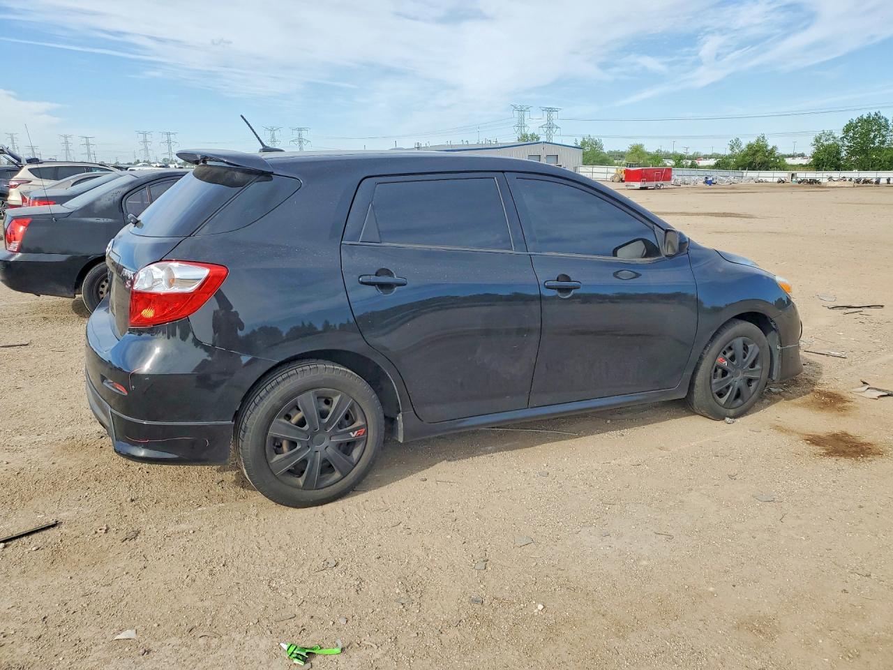 2010 Toyota Corolla Matrix S Black vin: 2T1KE4EE8AC039514