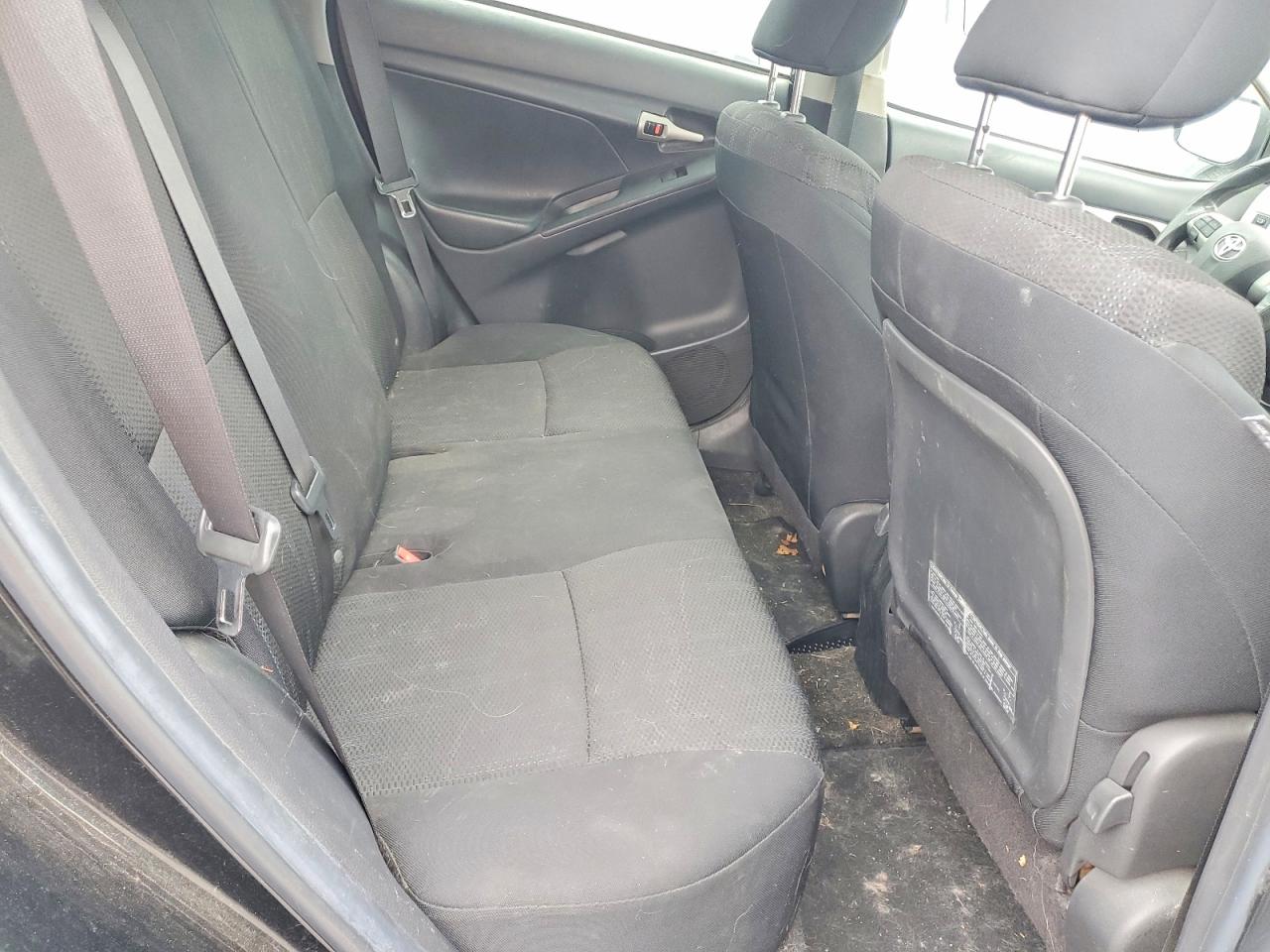 2012 Toyota Matrix S Black vin: 2T1KE4EE9CC049102