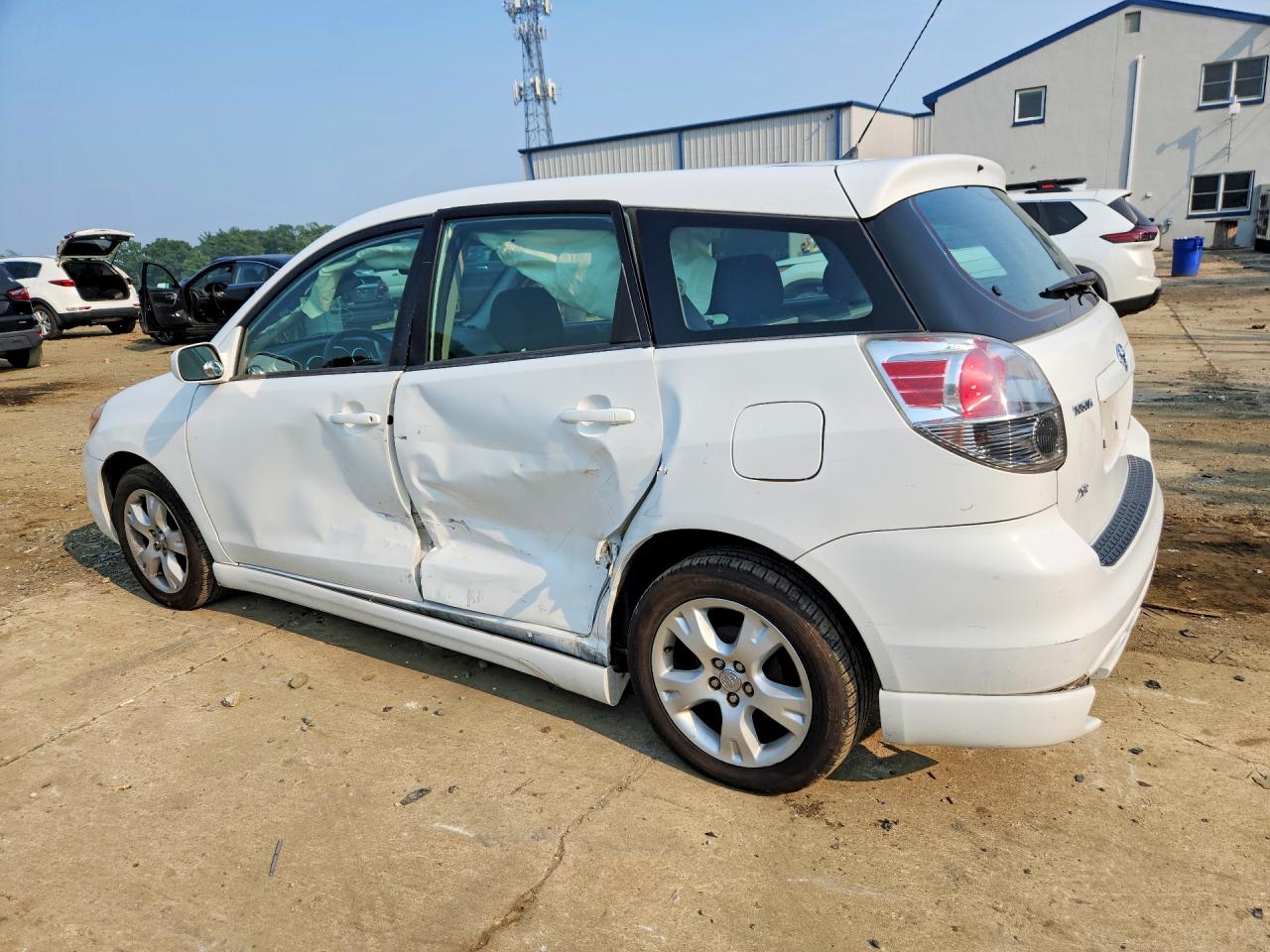 2007 Toyota Corolla Matrix Xr White vin: 2T1KR30E07C650801