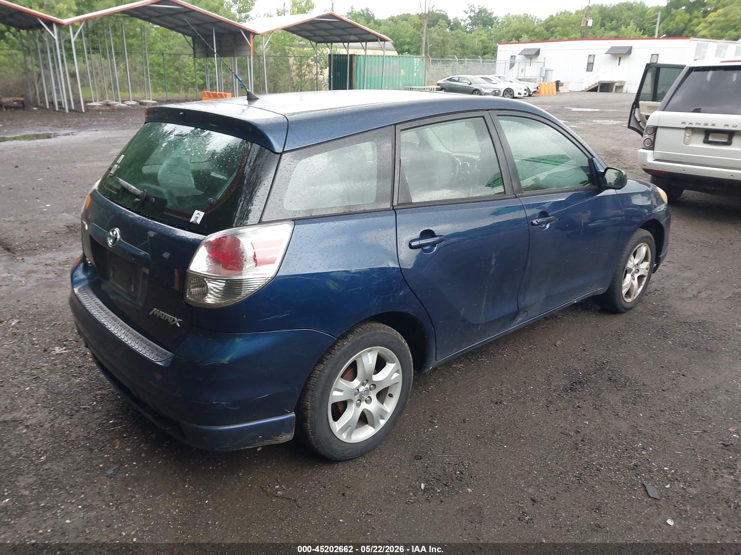 2007 Toyota Matrix Xr Blue vin: 2T1KR30E17C654095