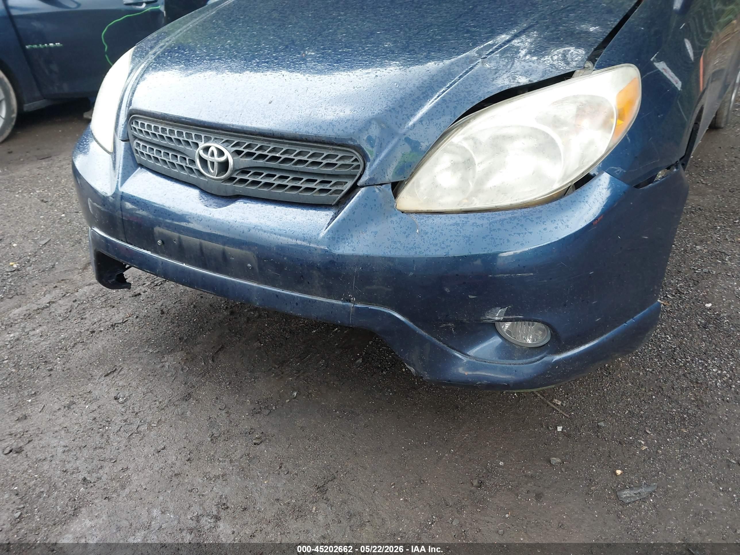 2007 Toyota Matrix Xr Blue vin: 2T1KR30E17C654095